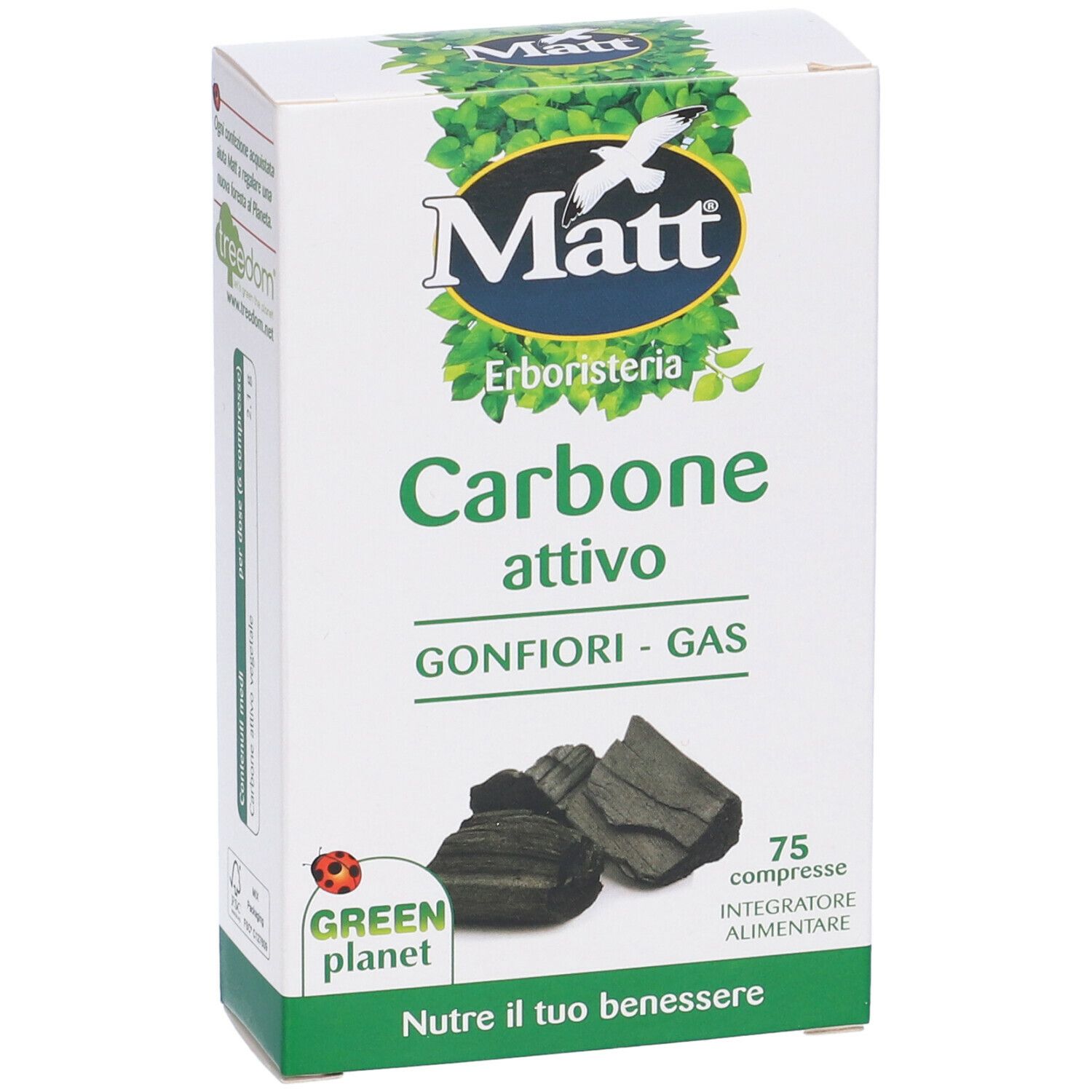 MATT Erboristeria Carbone Attivo 37,8 g