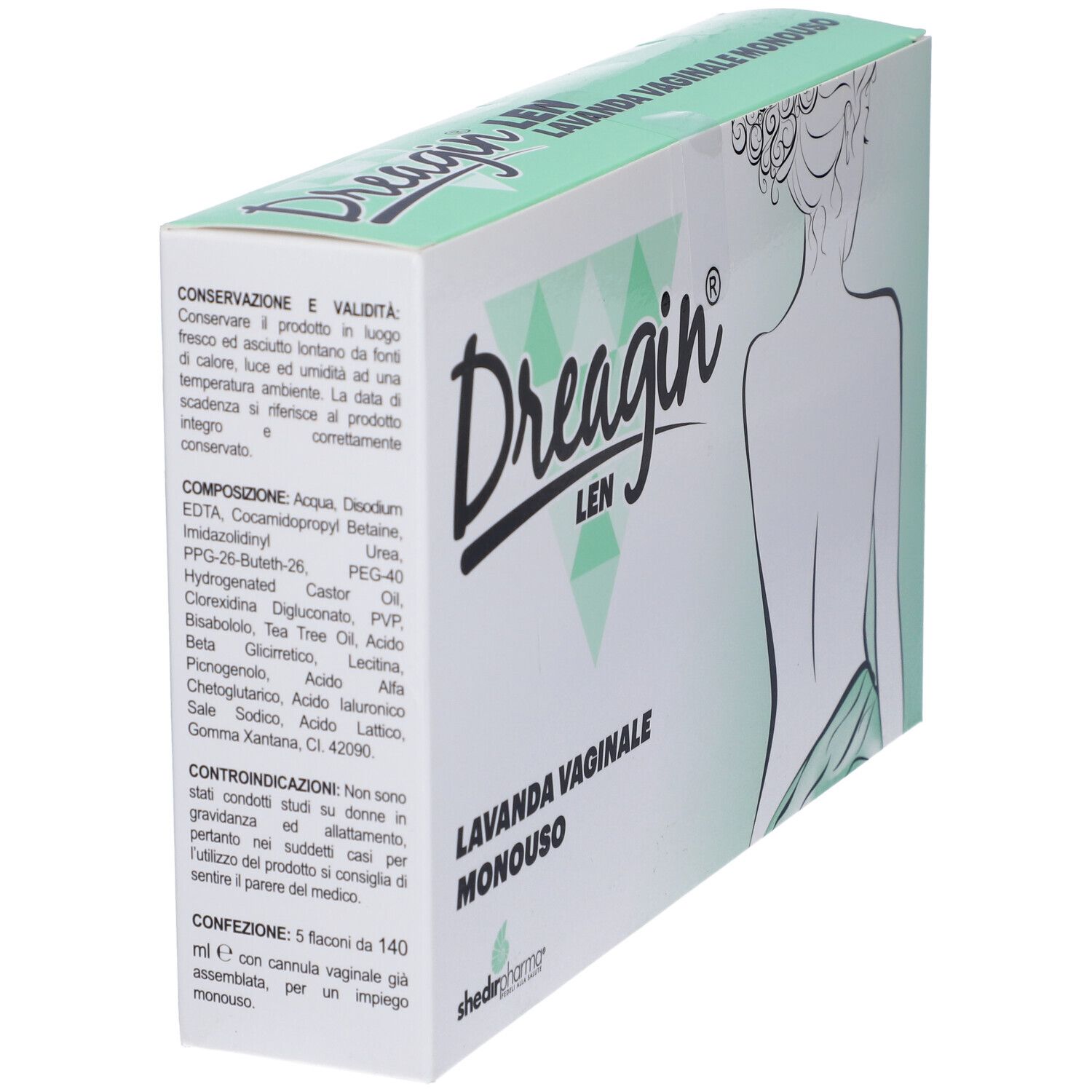 Lavanda Vaginale Dreagin Len 5 Flaconi 140 Ml