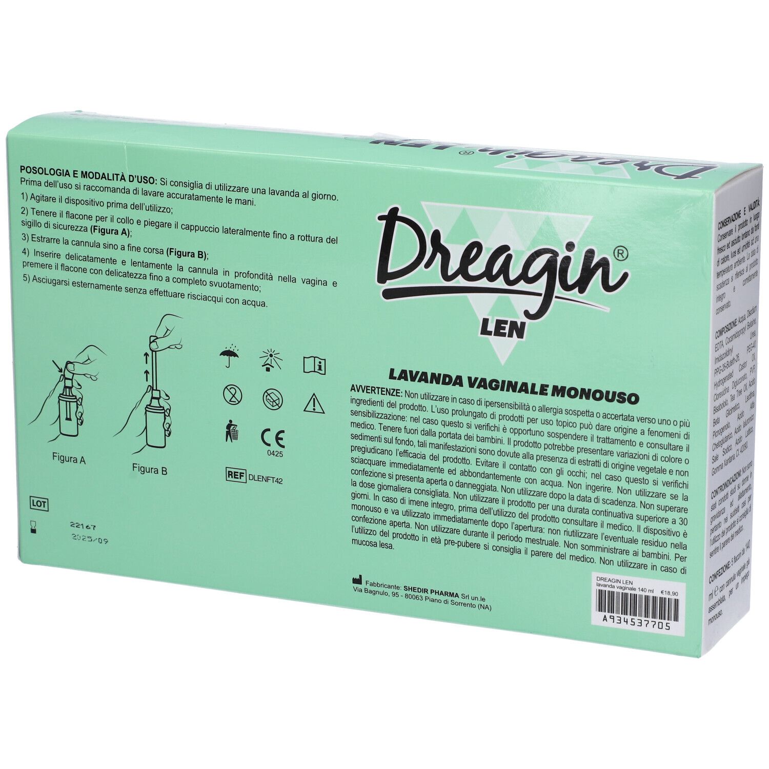 Lavanda Vaginale Dreagin Len 5 Flaconi 140 Ml