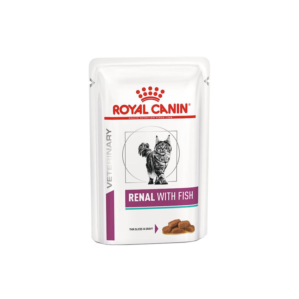 Veterinary Health Nutrition Wet Cat Renal Fish 12X85 G