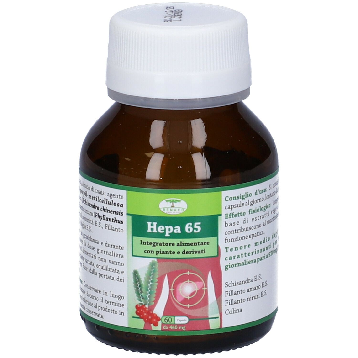 Hepa 65 60 Capsule Flacone 28,8 G