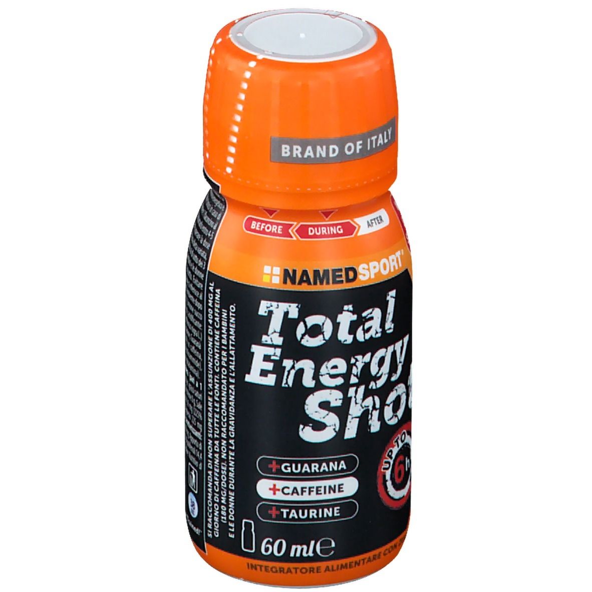 Named Sport - Total Energy Shot Orange 60ml - Integratore Energetico  Arancia - 60ml