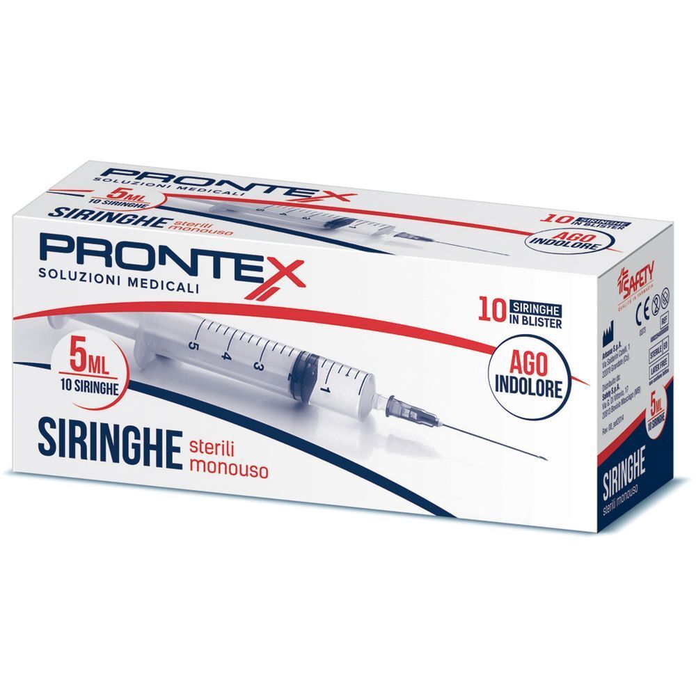 PRONTEX Siringhe sterile monouso 5ml 10 pezzi