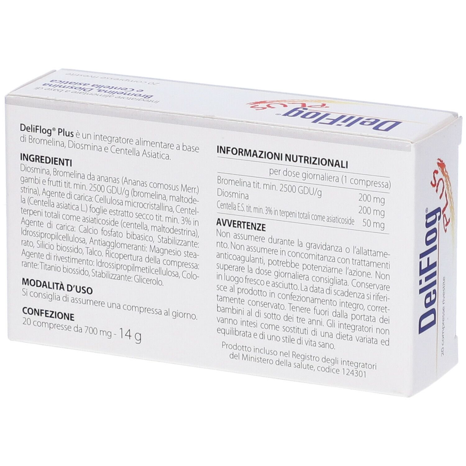 Deliflog Plus 20 Compresse