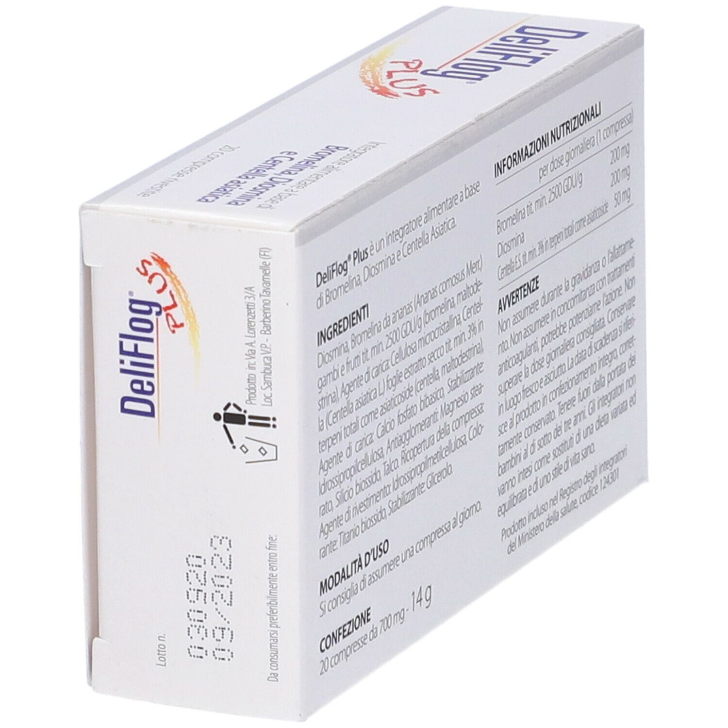 Deliflog Plus 20 Compresse