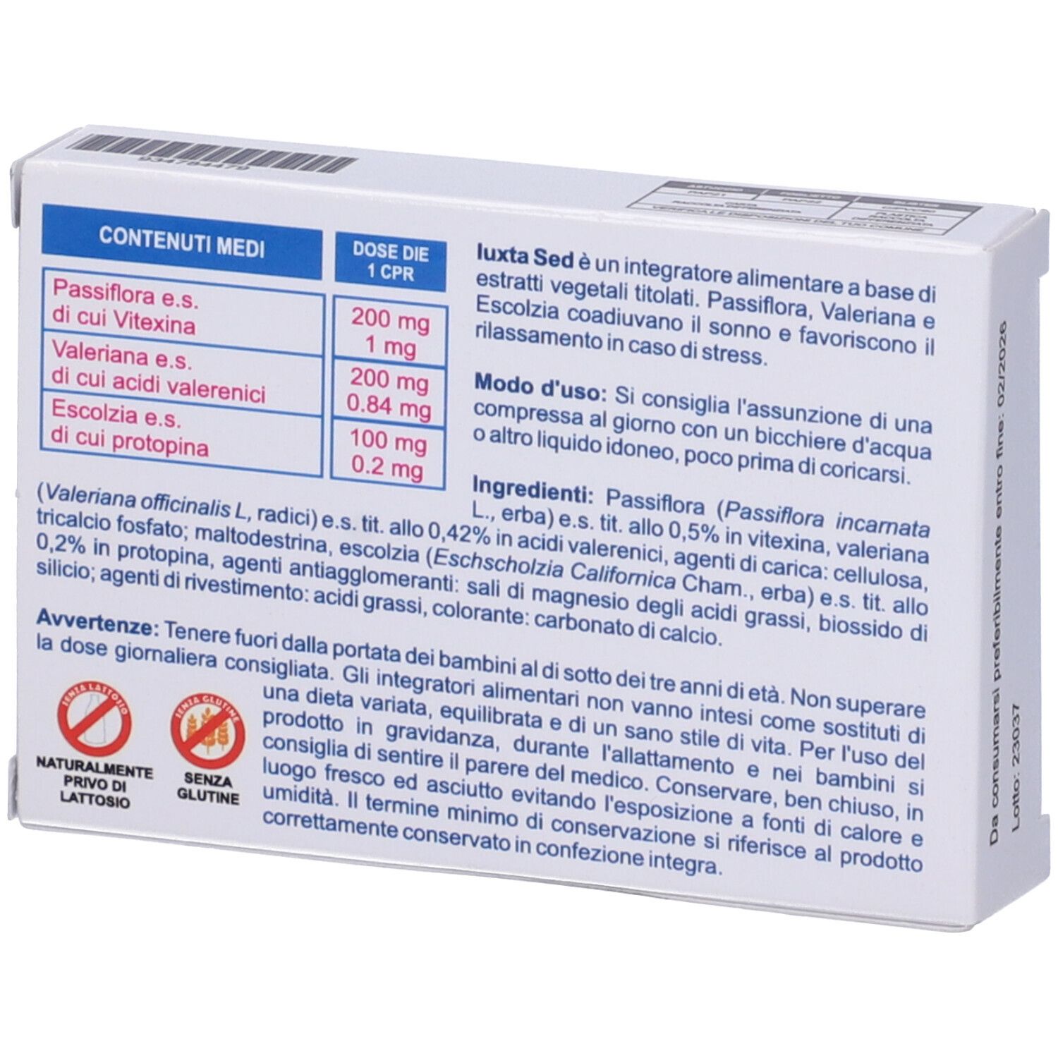 Iuxta Sed 30 Compresse