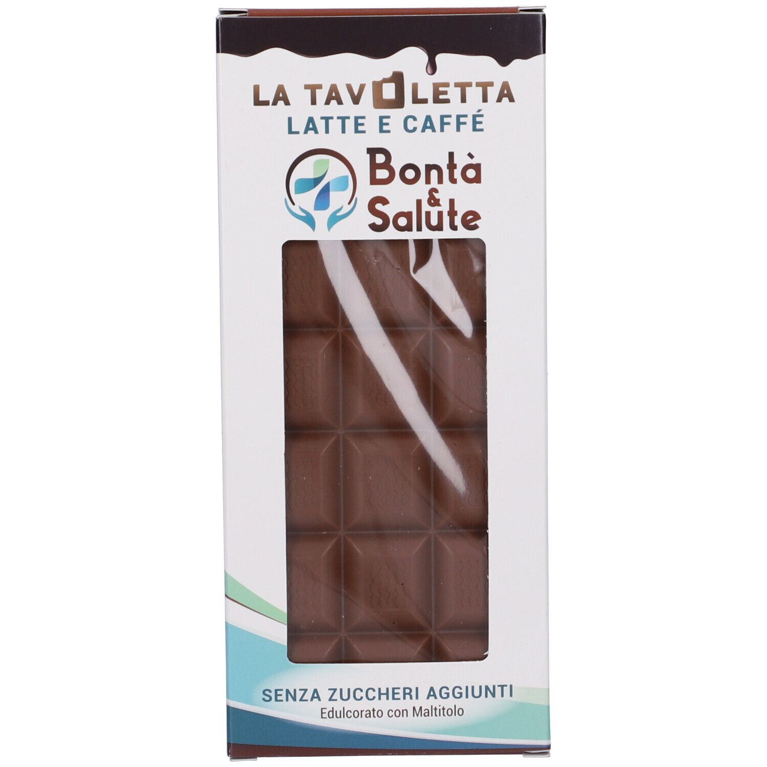 Tavoletta Cioccolato Latte & Caffe' Maltitolo