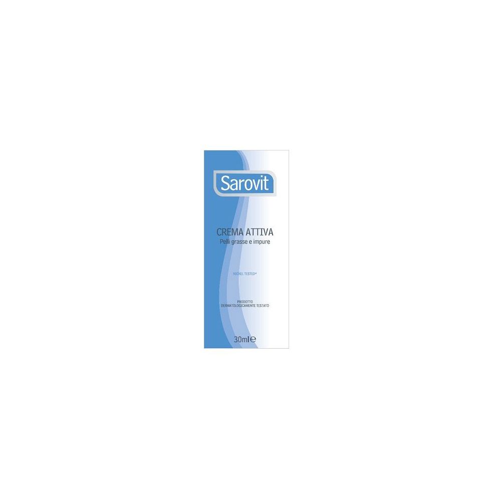 Sarovit Crema Pelli Grasse/Impure 30 Ml