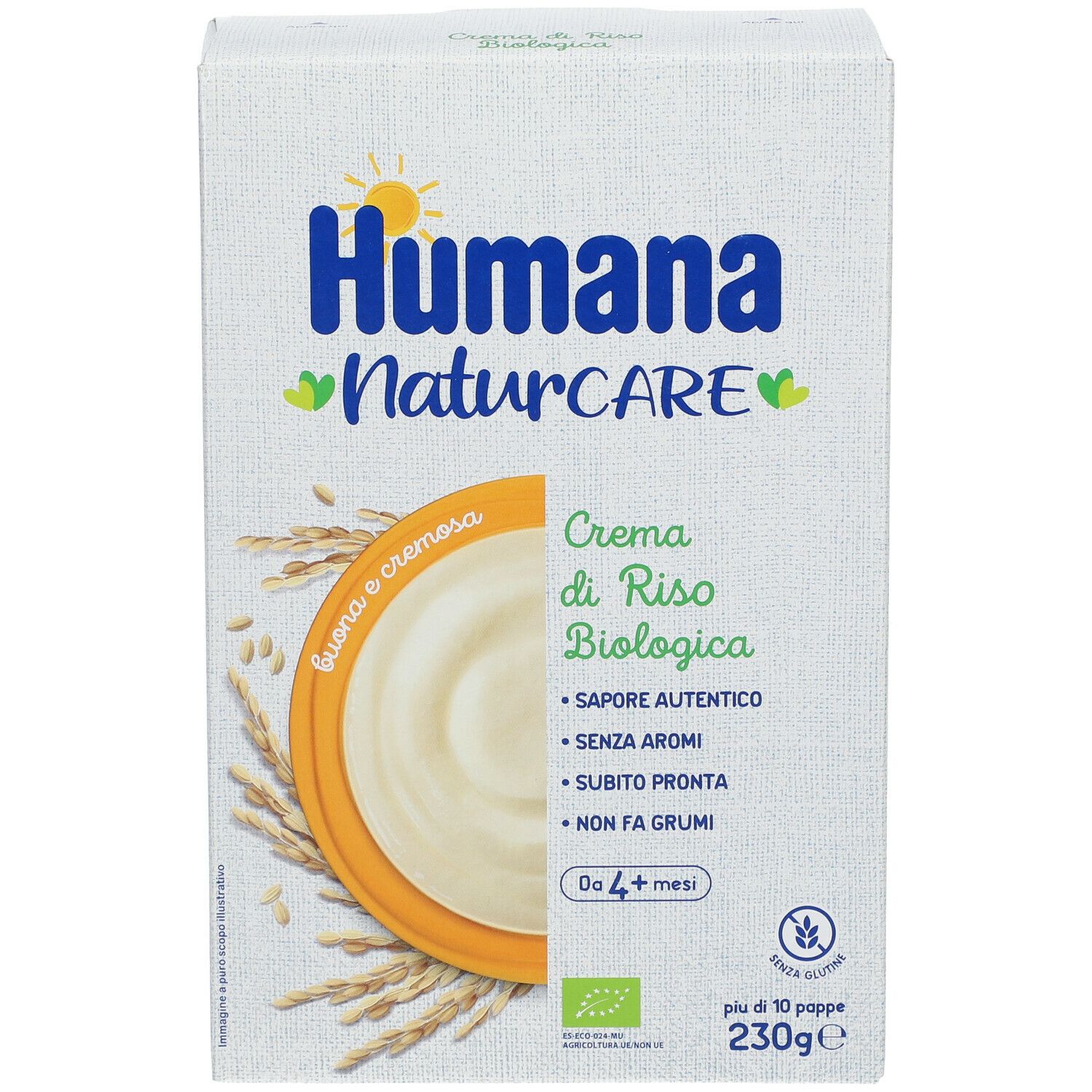 HUMANA Crema di riso biologica 230 gr - Bimbostore