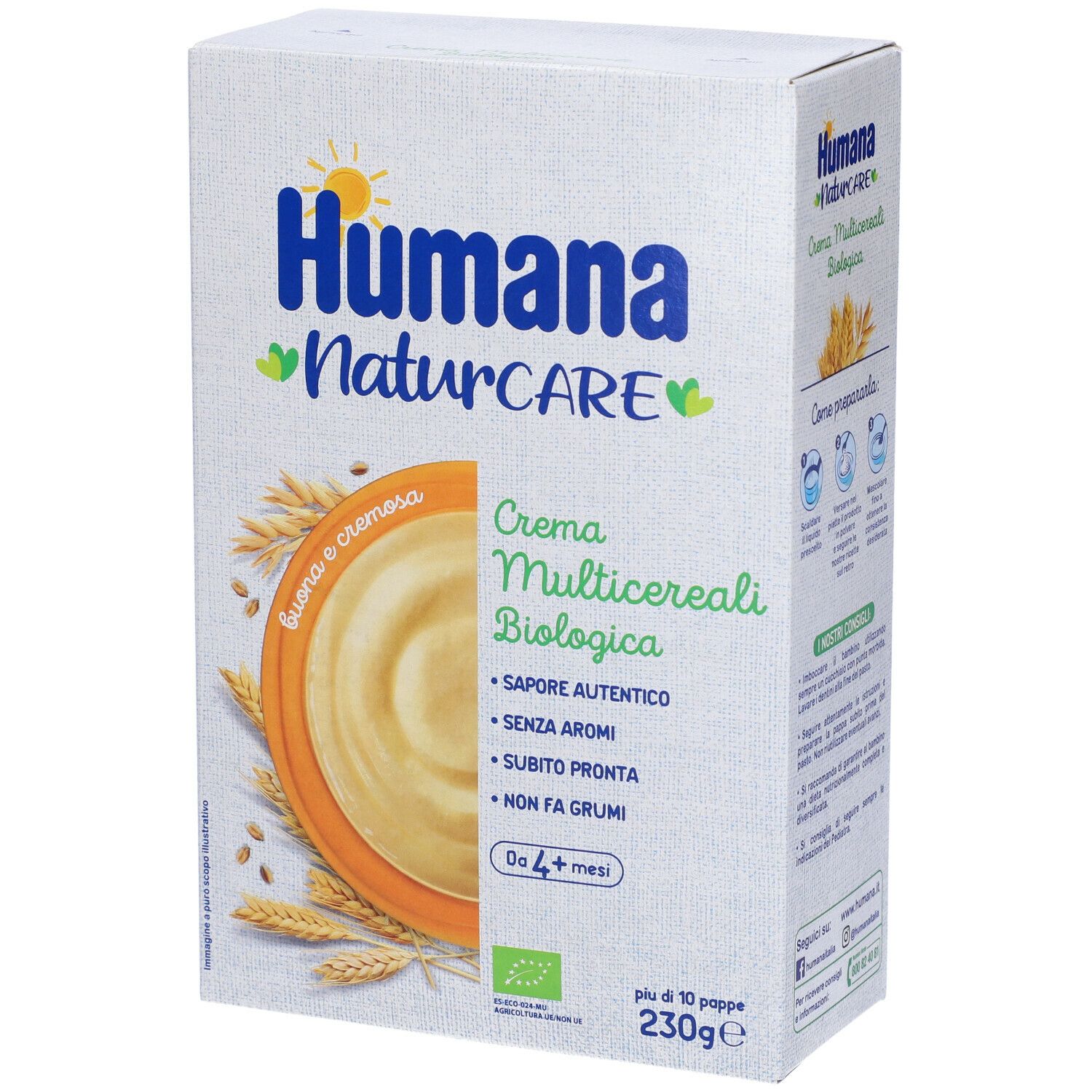 Humana Crema Multicereali Biologica