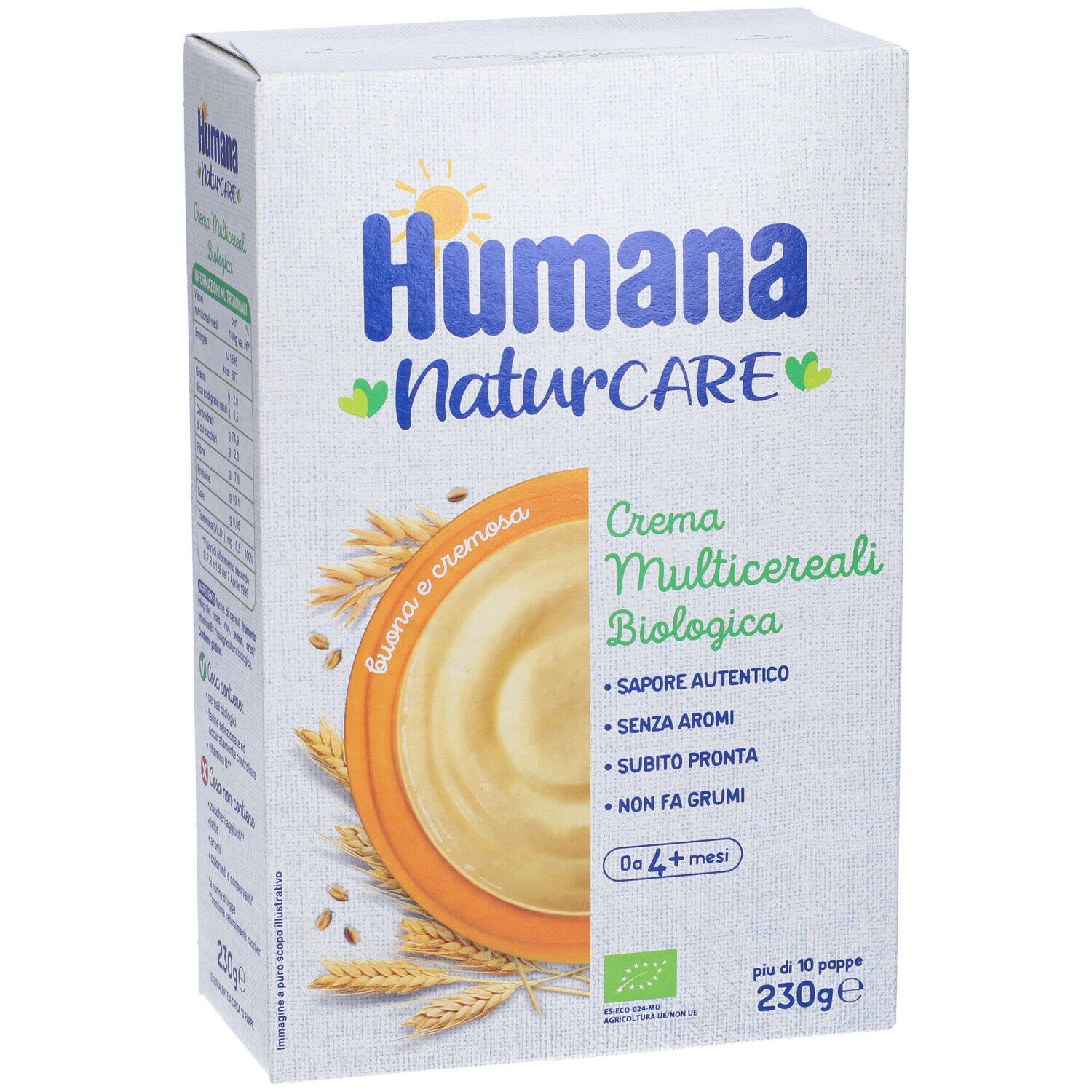 Humana Crema Multicereali Biologica