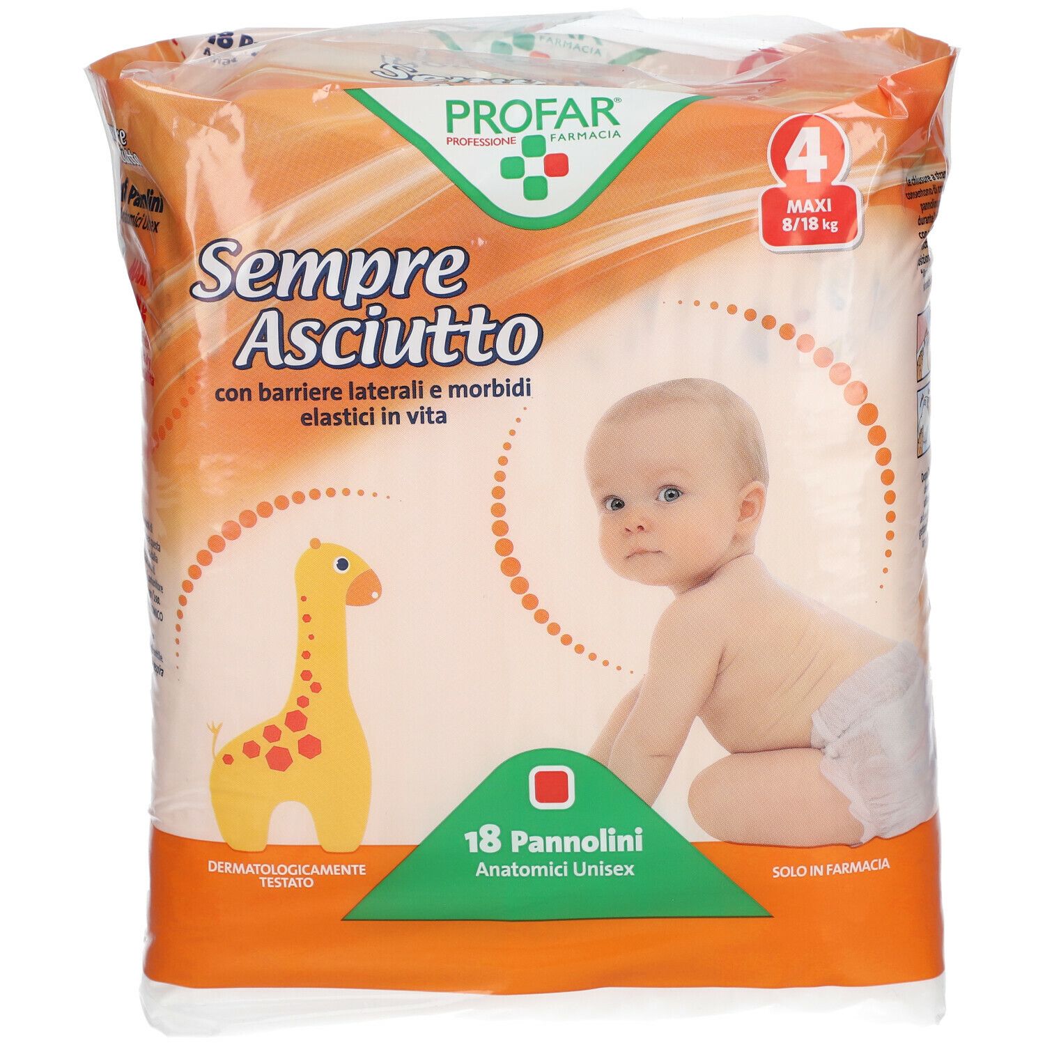 PROFAR® SempreAsciutto Taglia 4 Maxi 8/18 Kg