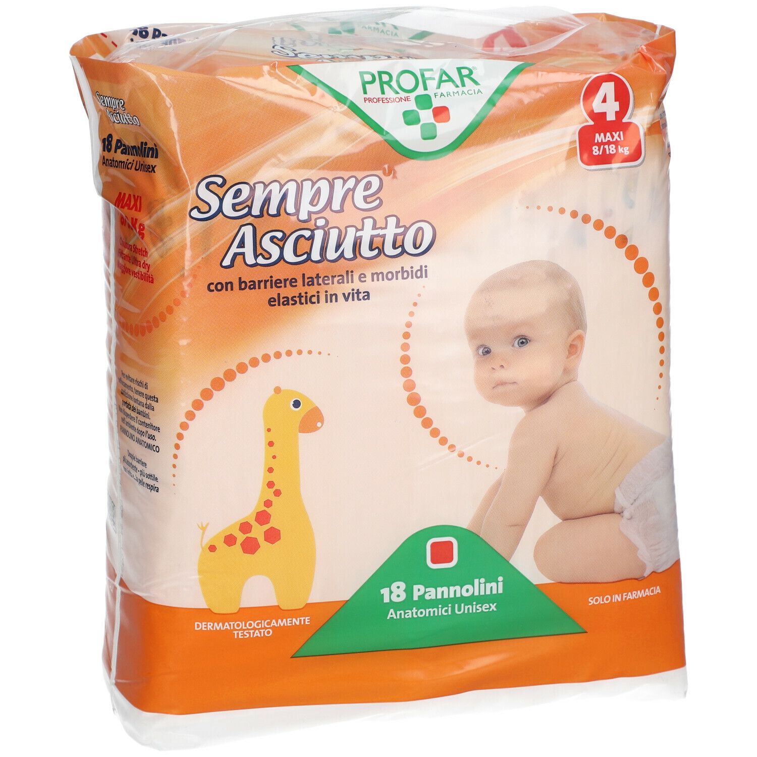 PROFAR® SempreAsciutto Taglia 4 Maxi 8/18 Kg