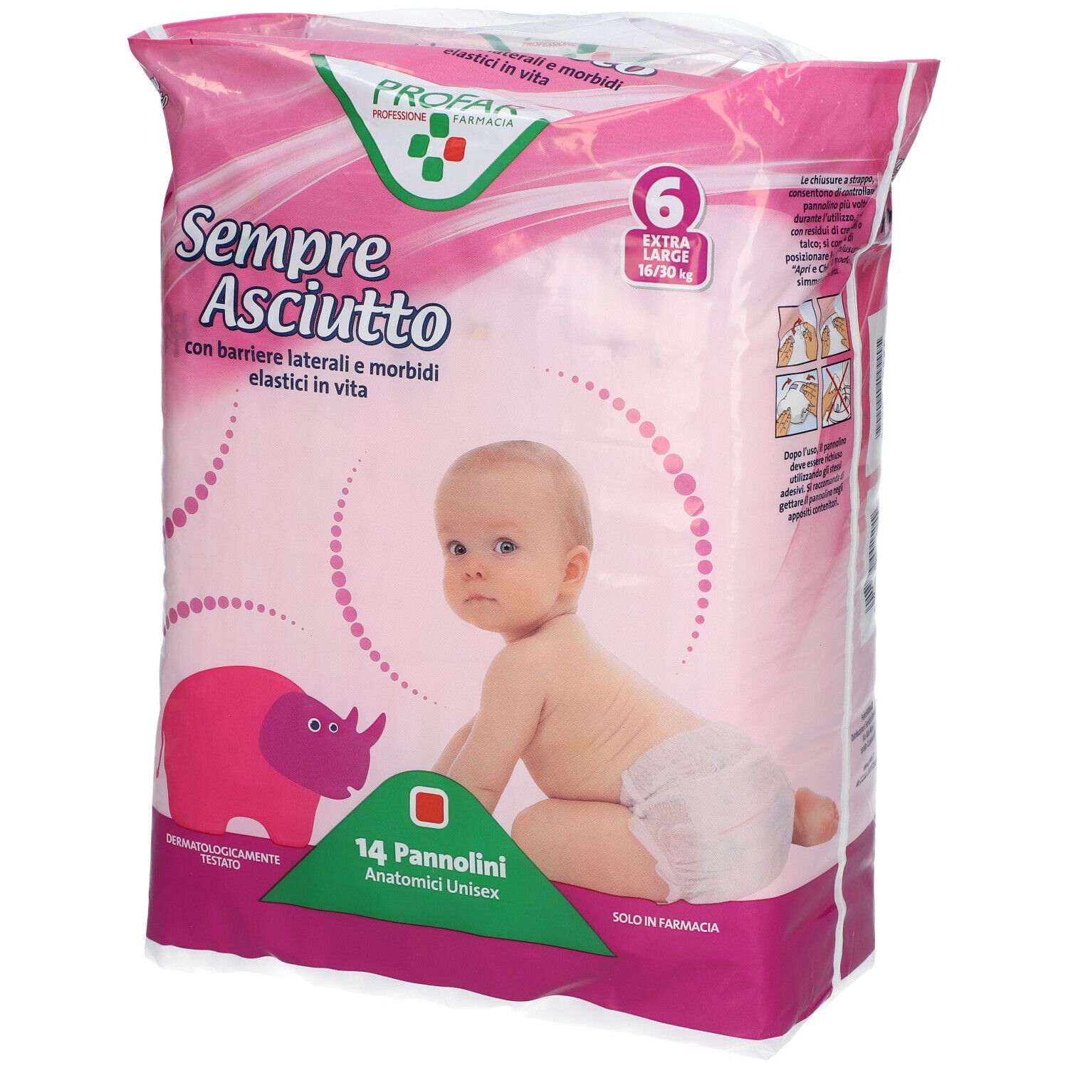 PROFAR® SempreAsciutto Taglia 6 Extra Large 16/30 Kg
