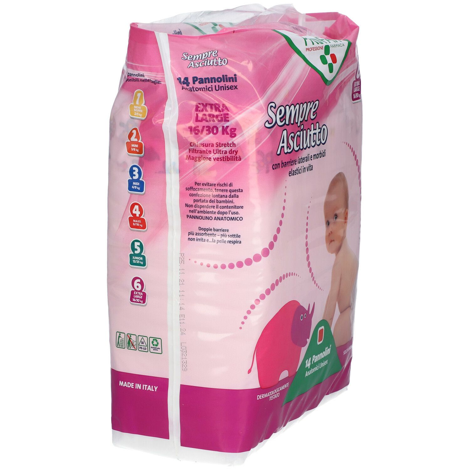 PROFAR® SempreAsciutto Taglia 6 Extra Large 16/30 Kg