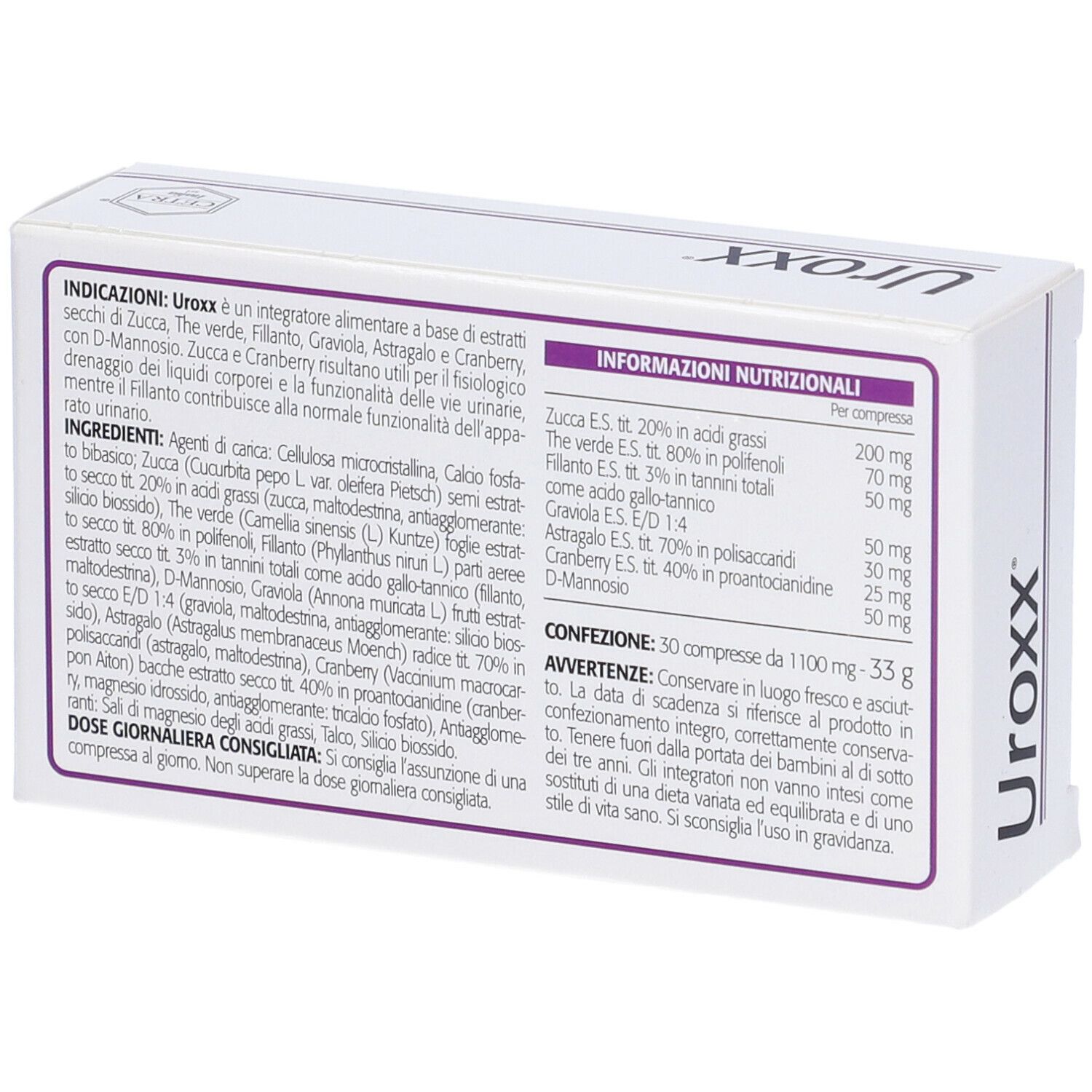 Uroxx 30 Compresse