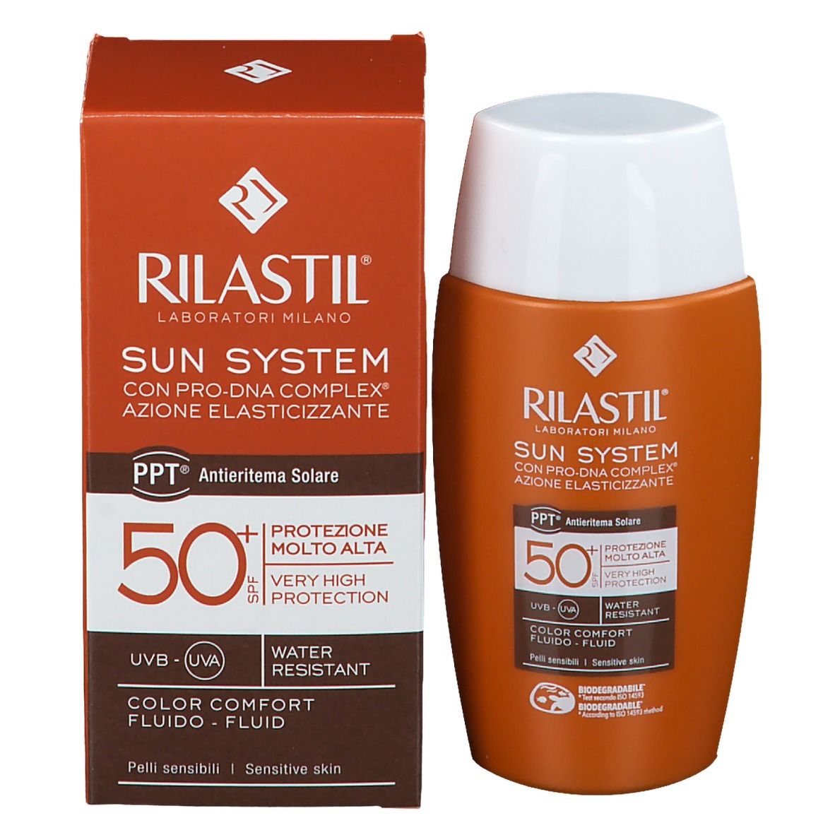 RILASTIL® Sun System SPF 50+ Fluido Color Comfort
