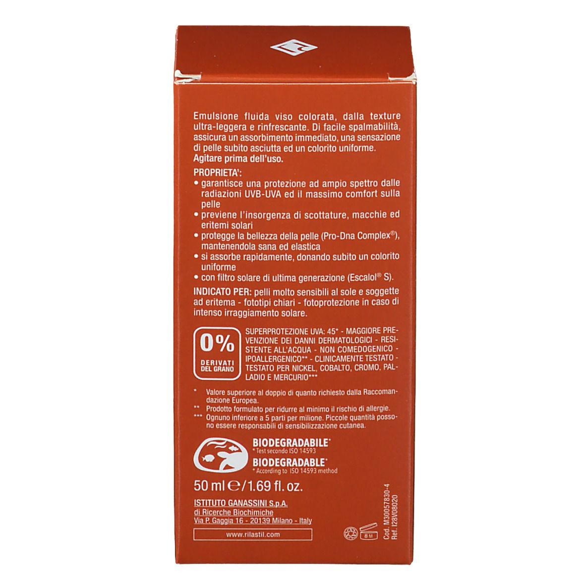RILASTIL® Sun System SPF 50+ Fluido Color Comfort
