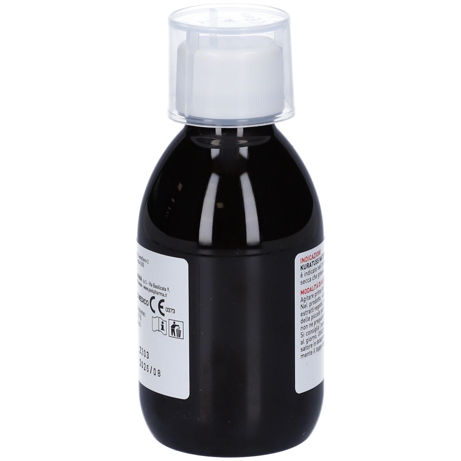 Kuratuss Natural Sciroppo Adulti Tosse Secca Grassa Gusto Miele Eucalipto