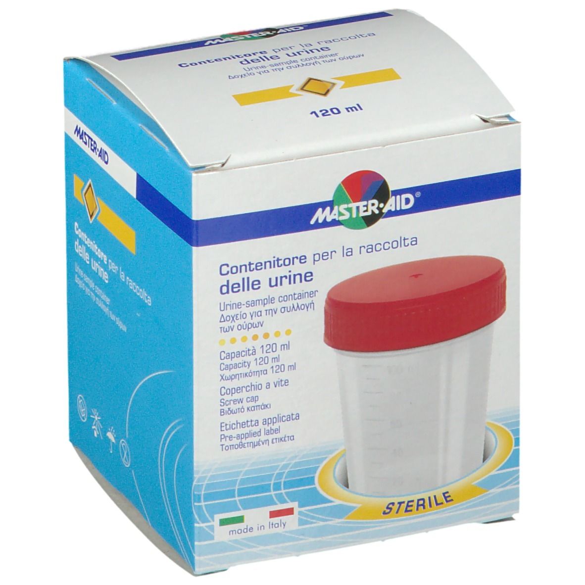 Master-Aid Contenitore Urine 120 ml : : Salute e cura della persona
