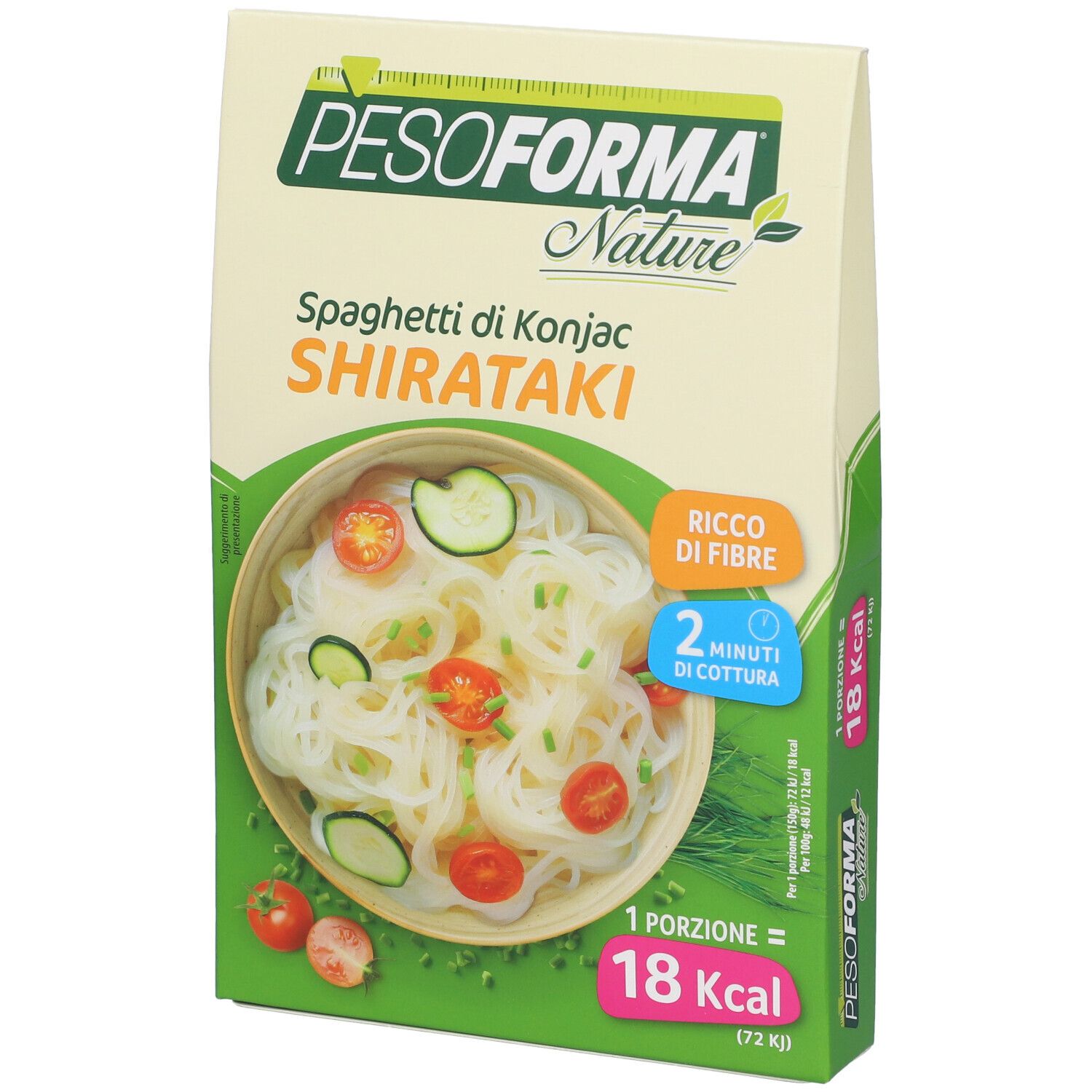 PESOFORMA® Nature Spaghetti di Konjac Shirataki