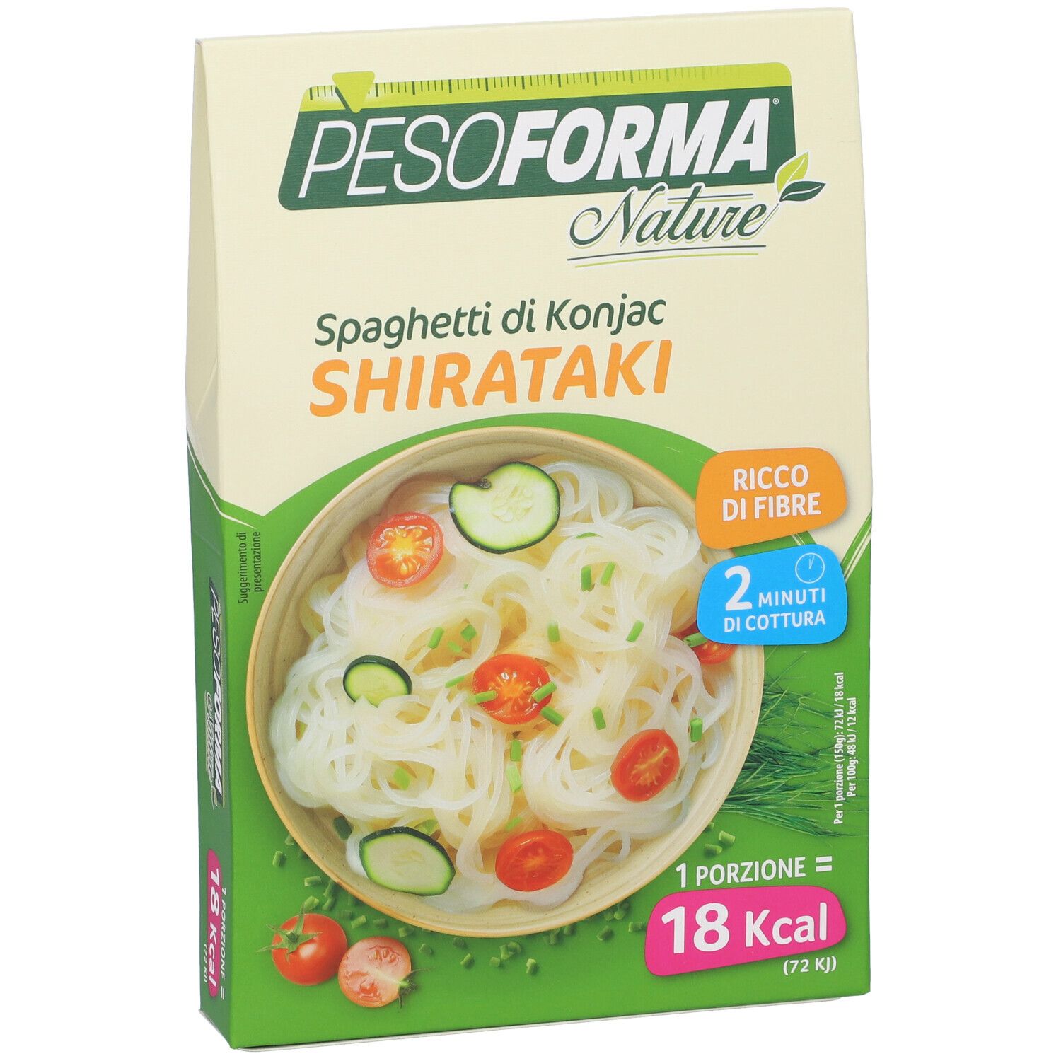 PESOFORMA® Nature Spaghetti di Konjac Shirataki