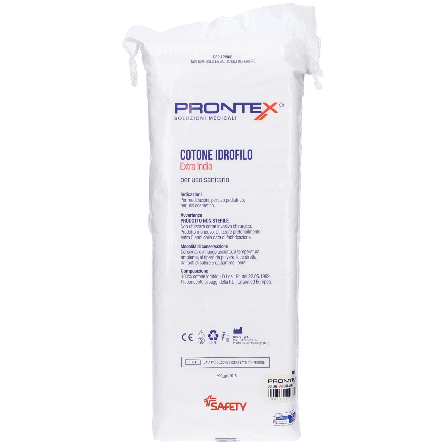 Cotone Prontex Idrofilo 250 G