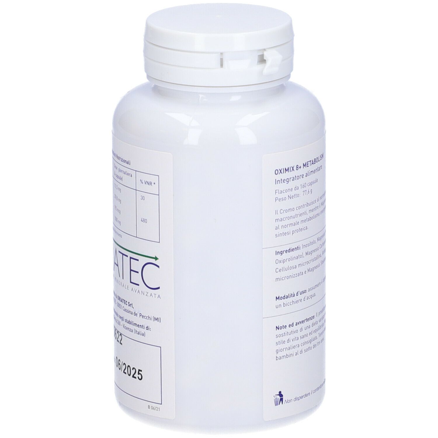 Oximix 8+ Metabolism 160 Capsule