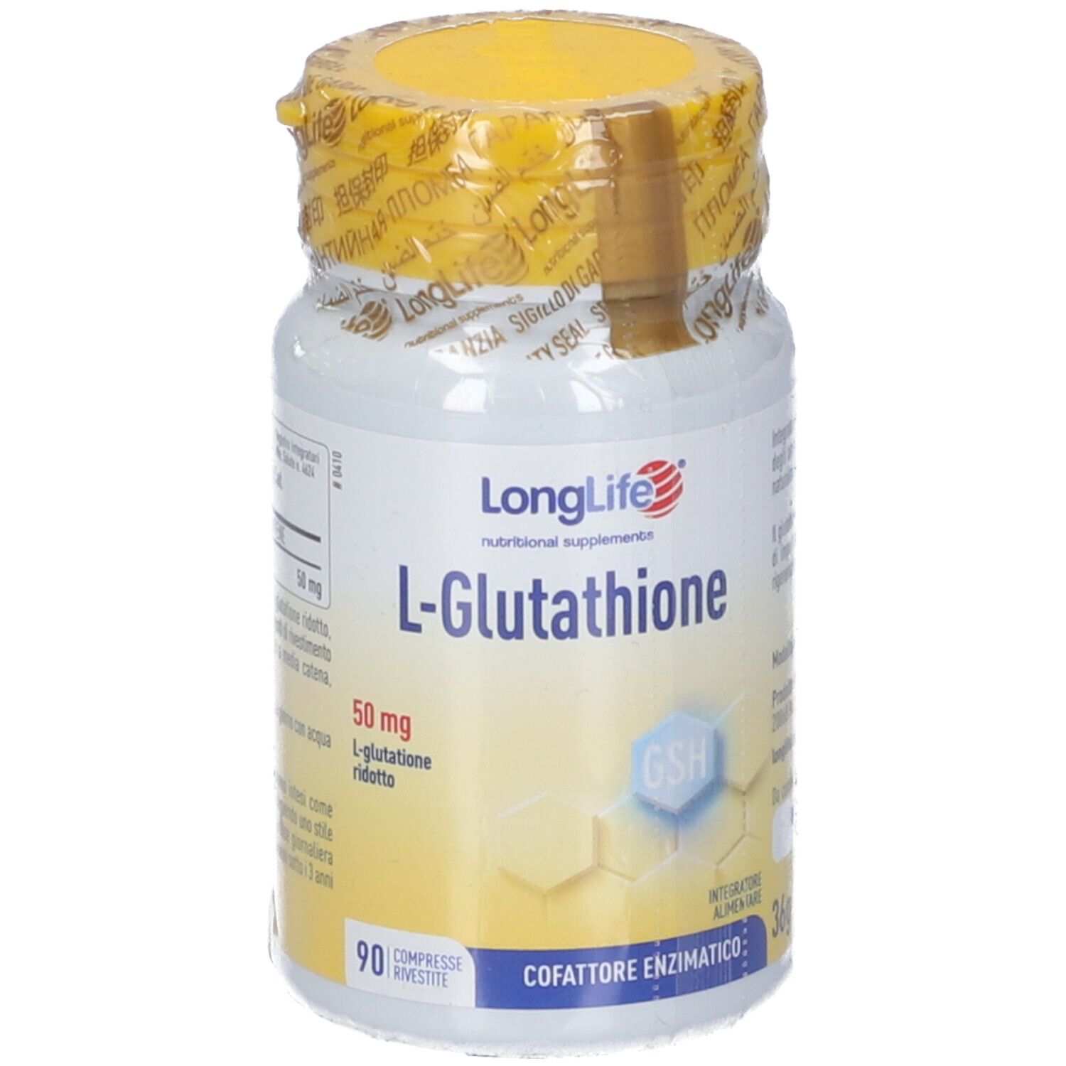 LONGLIFE L-GLUTATHIONE 90CPR