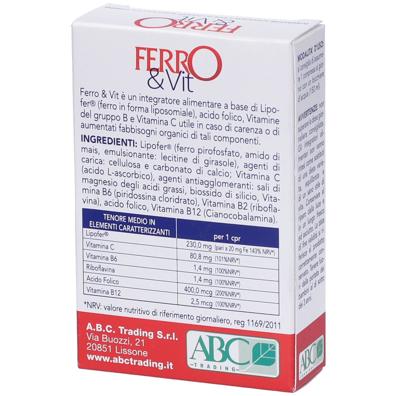 ABC Trading Ferro&Vit Compresse