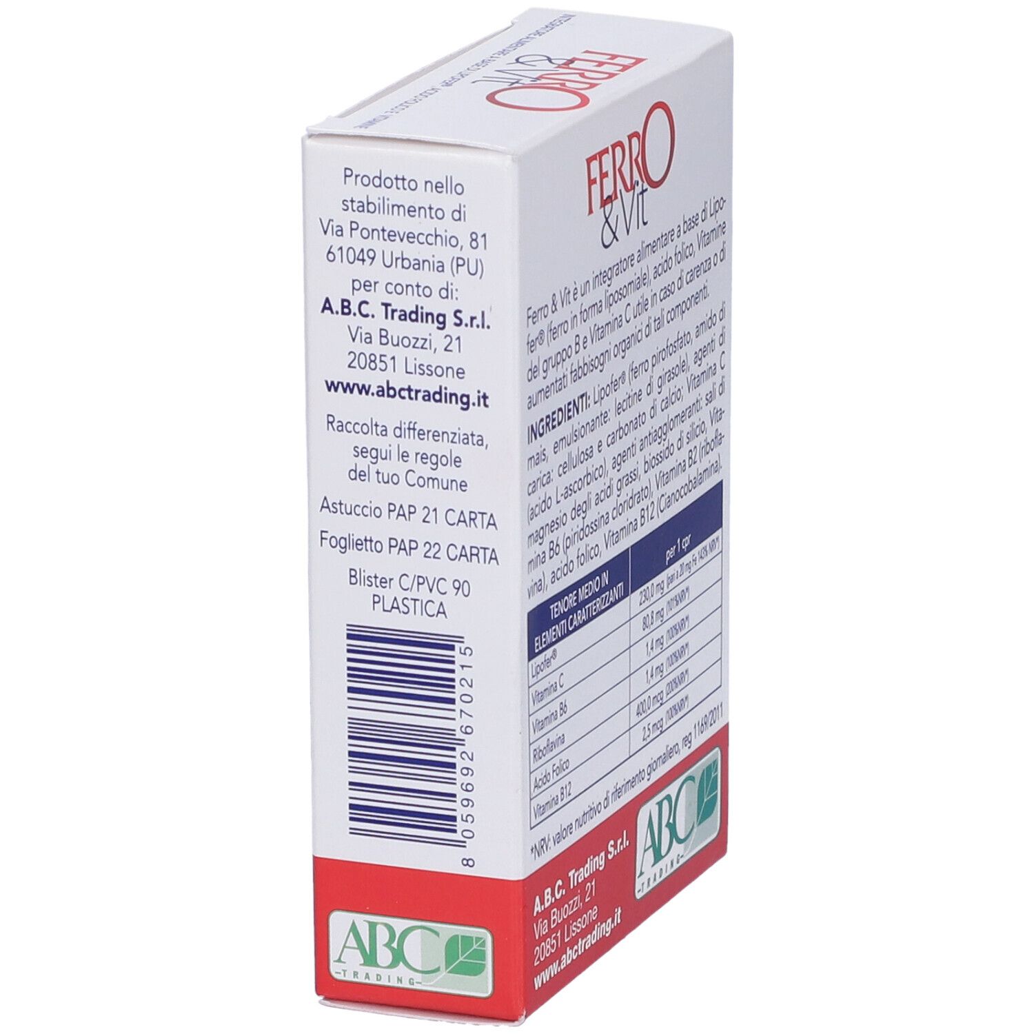 ABC Trading Ferro&Vit Compresse