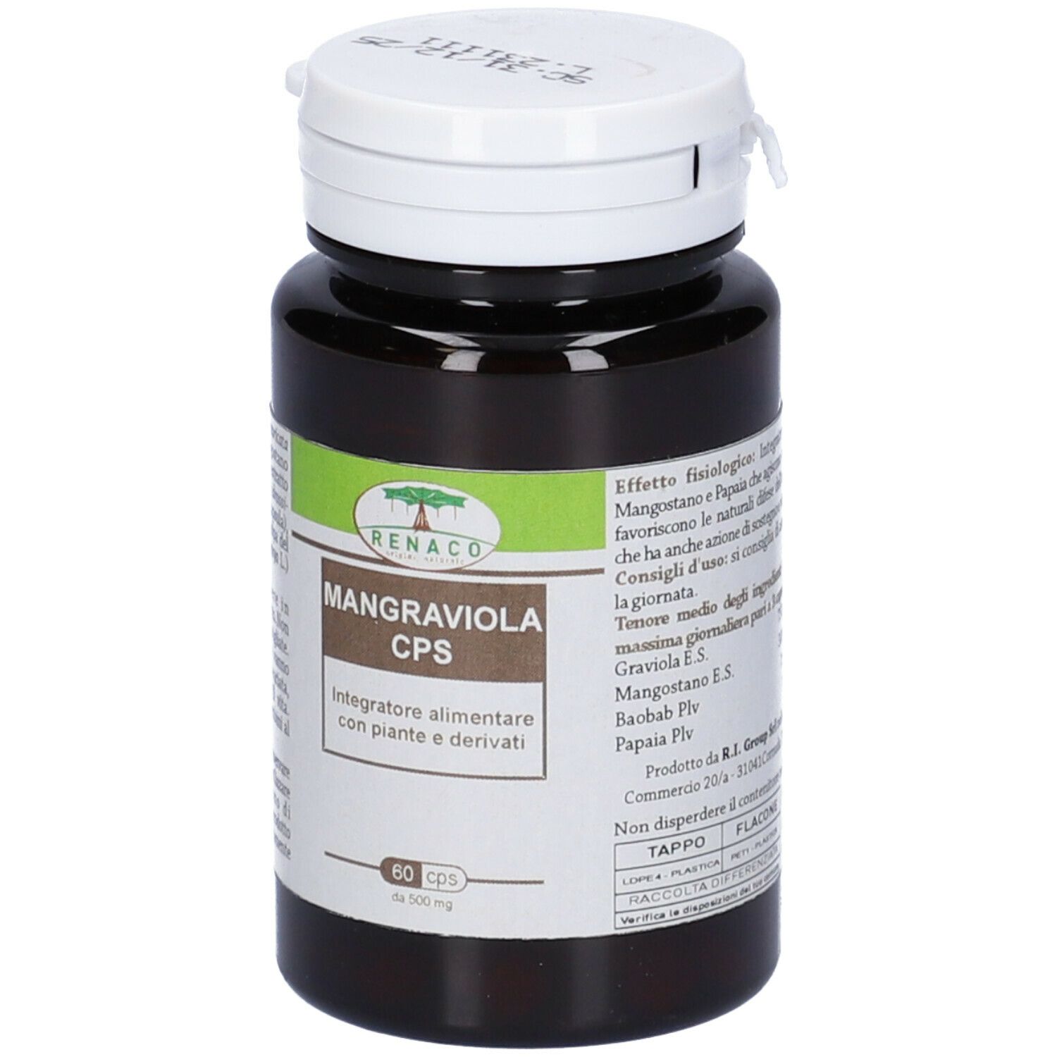 Mangraviola Cps 60 Capsule 500 Mg