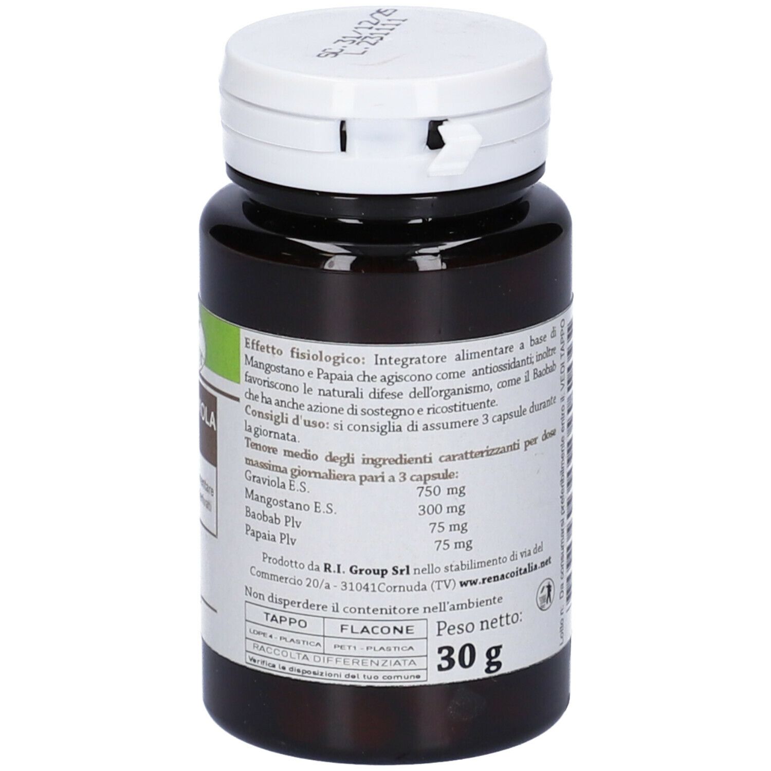 Mangraviola Cps 60 Capsule 500 Mg