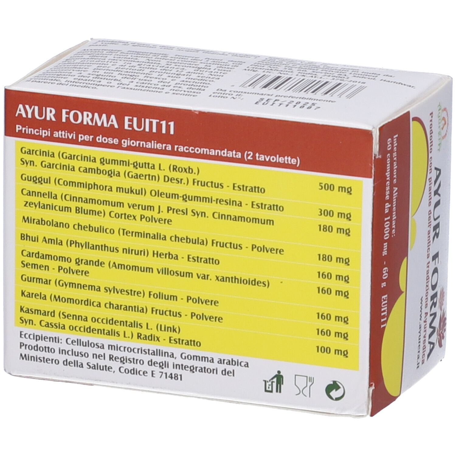 Ayur Forma Nt 60 Compresse 1 G