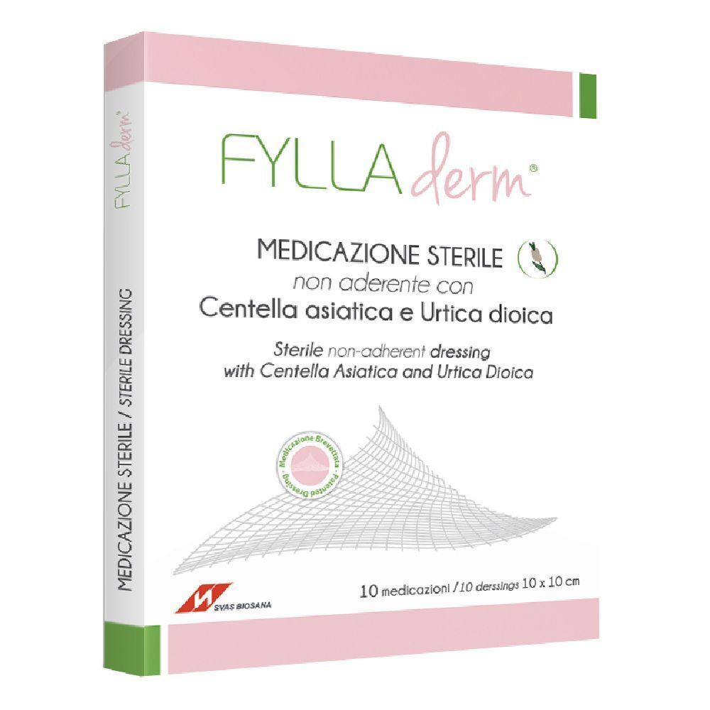 Medicazione Sterile Non Aderente Fylladerm 10 X 10 Cm X 10 Buste