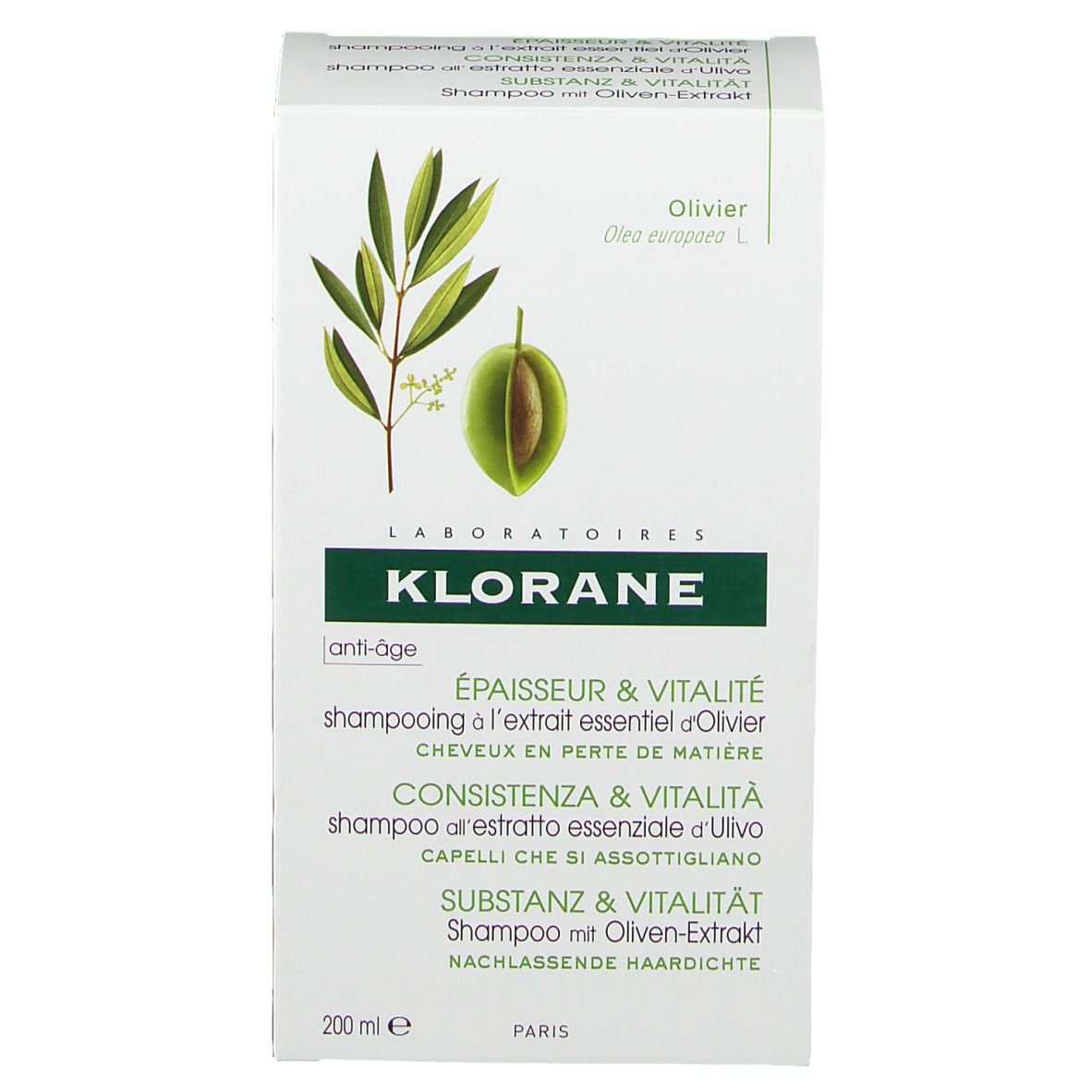 KLORANE Shampoo all'estratto essenziale d'Ulivo