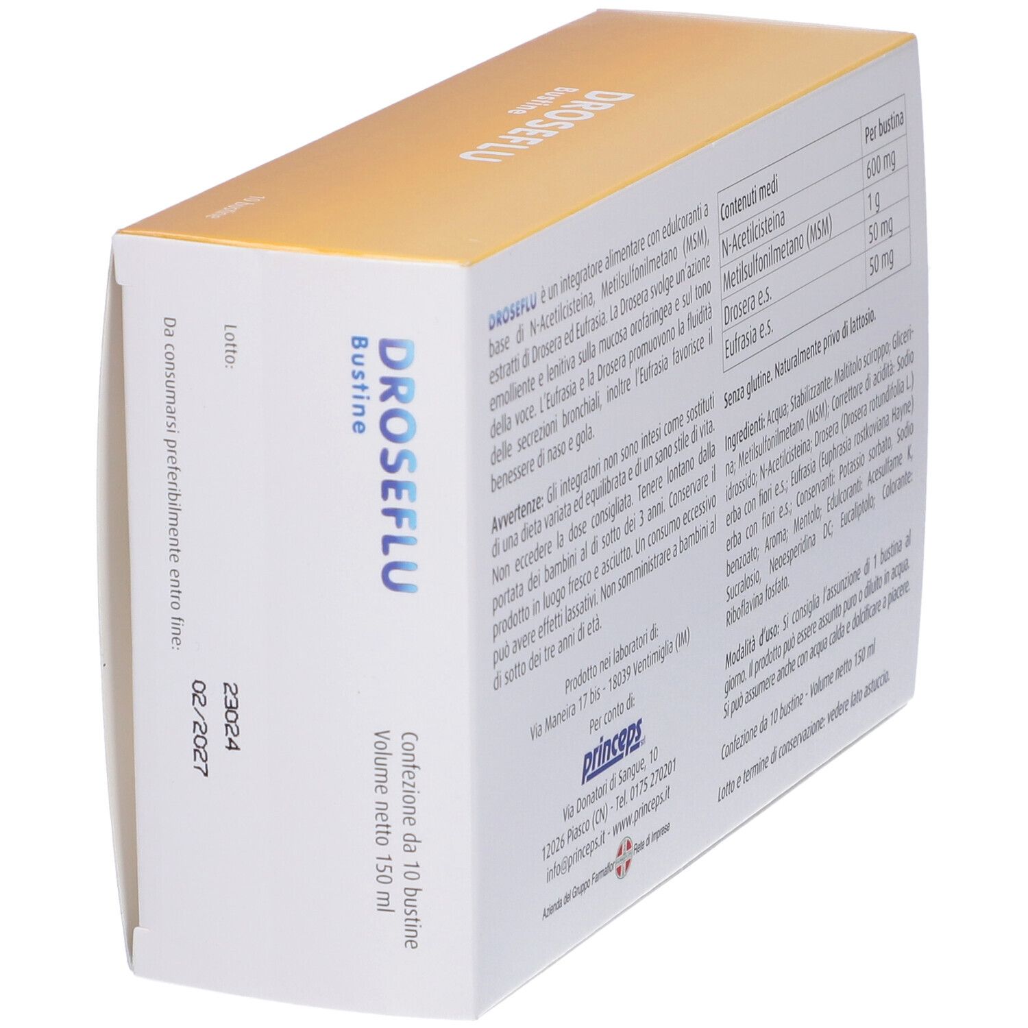 Droseflu 10 Bustine 15 Ml