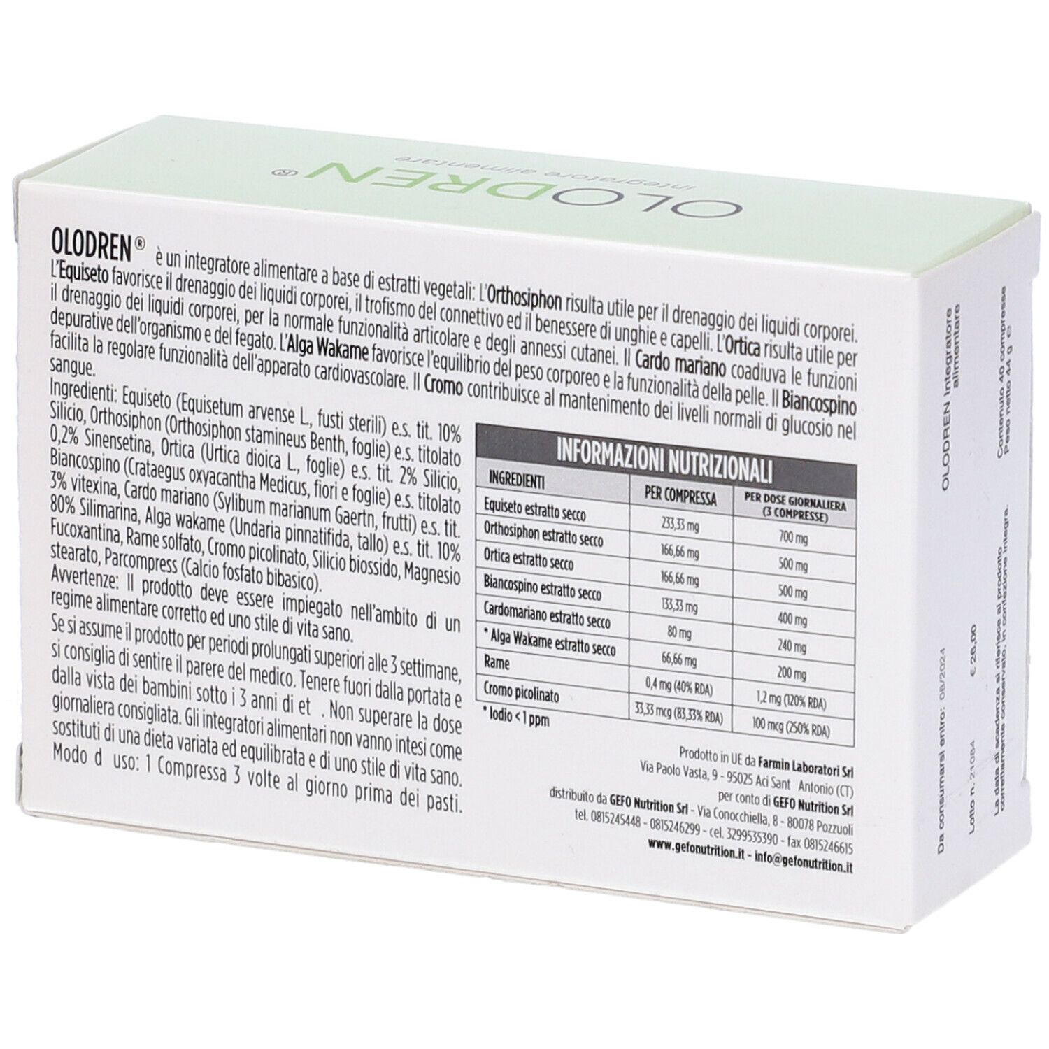 Olodren 40 Compresse