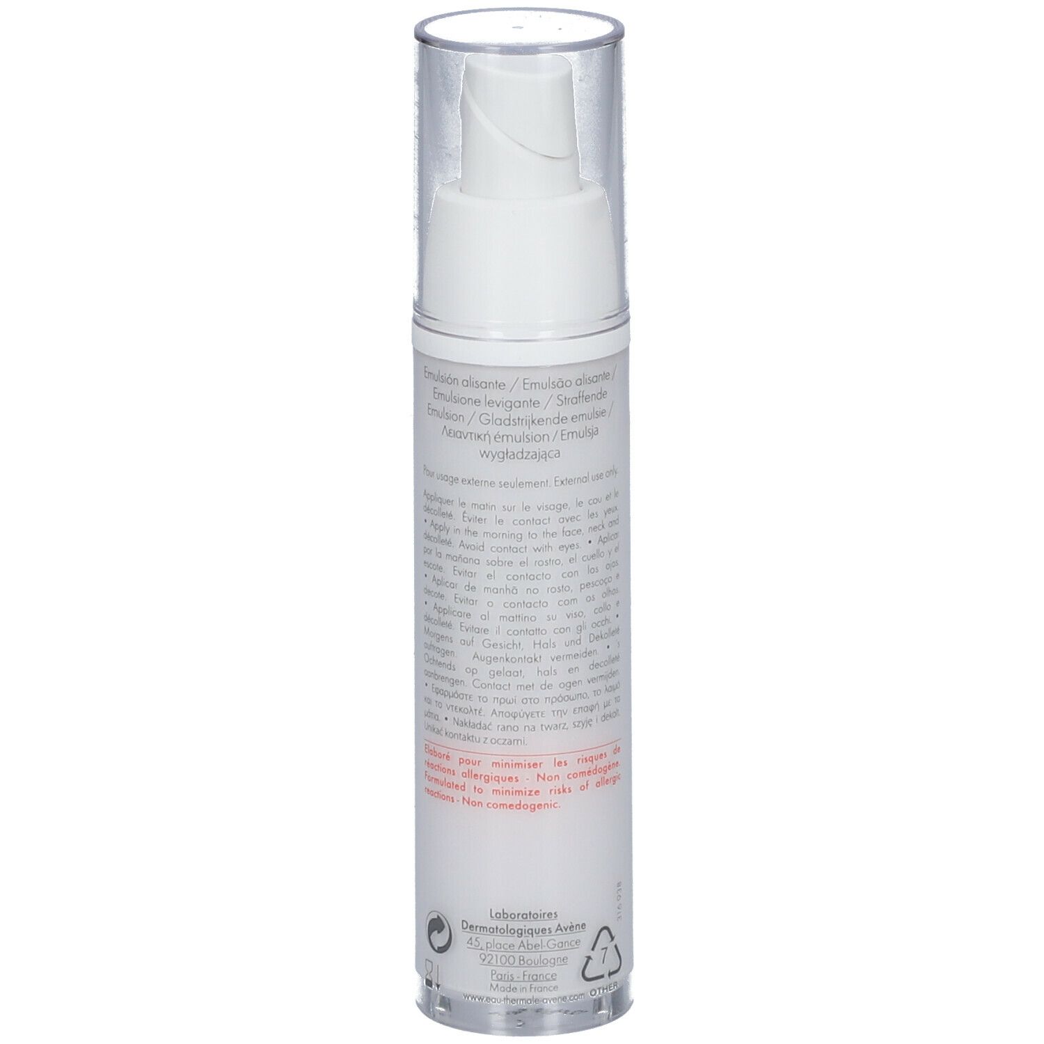 Avène Physiolift Giorno Emulsione Levigante