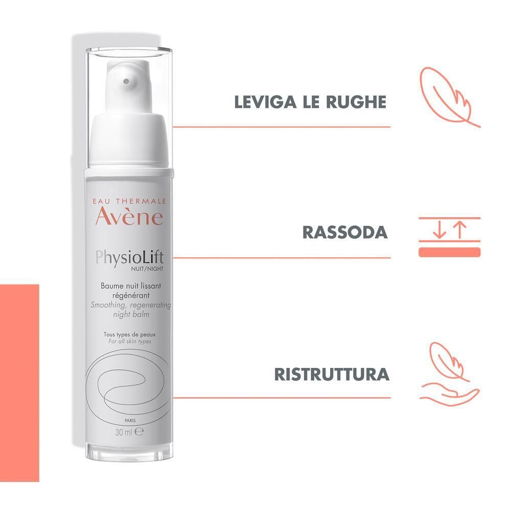 Avène Physiolift Notte Balsamo Levigante Rigenerante