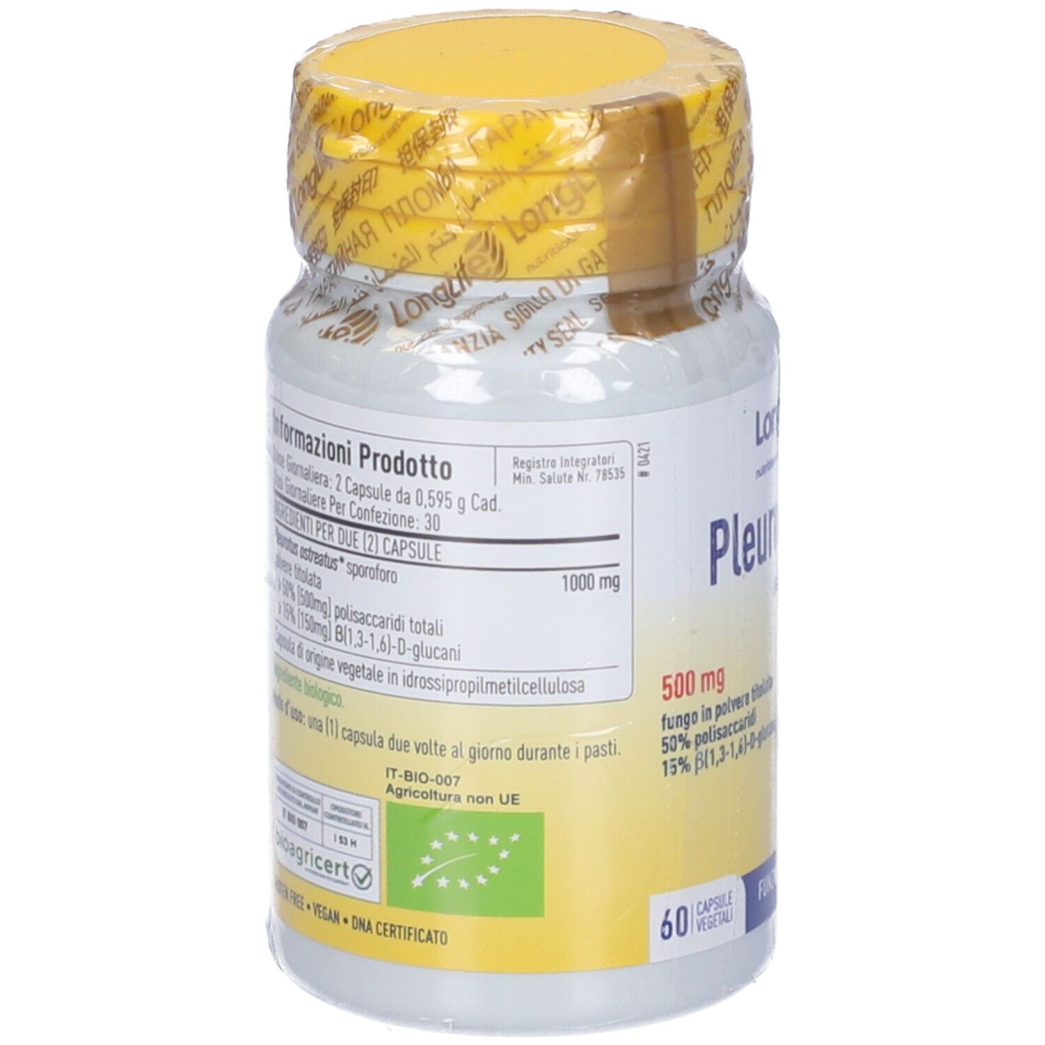 Longlife Pleurotus Bio 60Cps