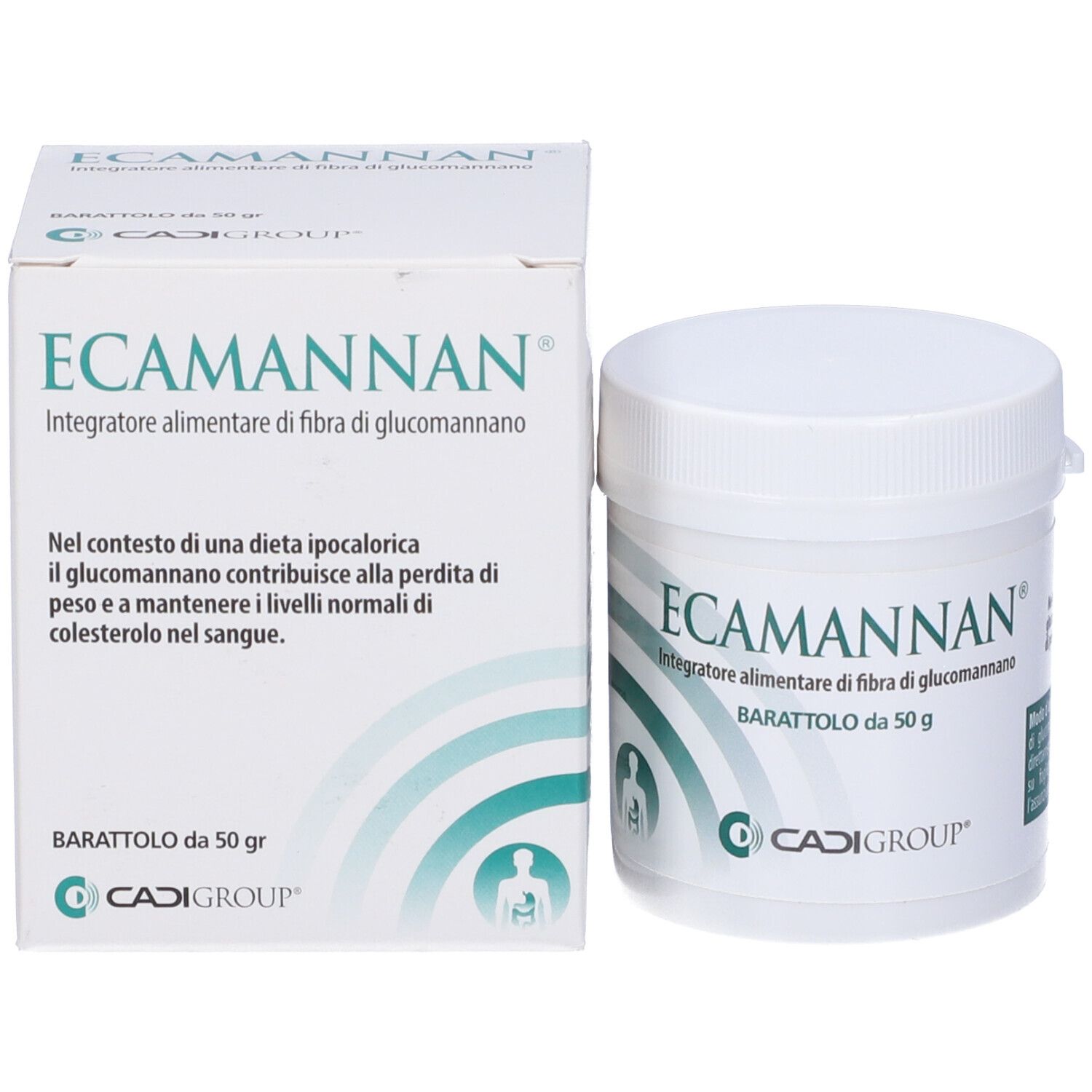 Ecamannan Polvere 50 G Senza Zuccheri