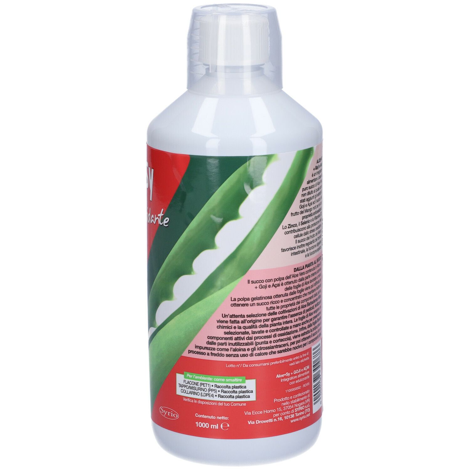 Syrio Aloe.Sy  GOJI E AÇAI  antiossidante