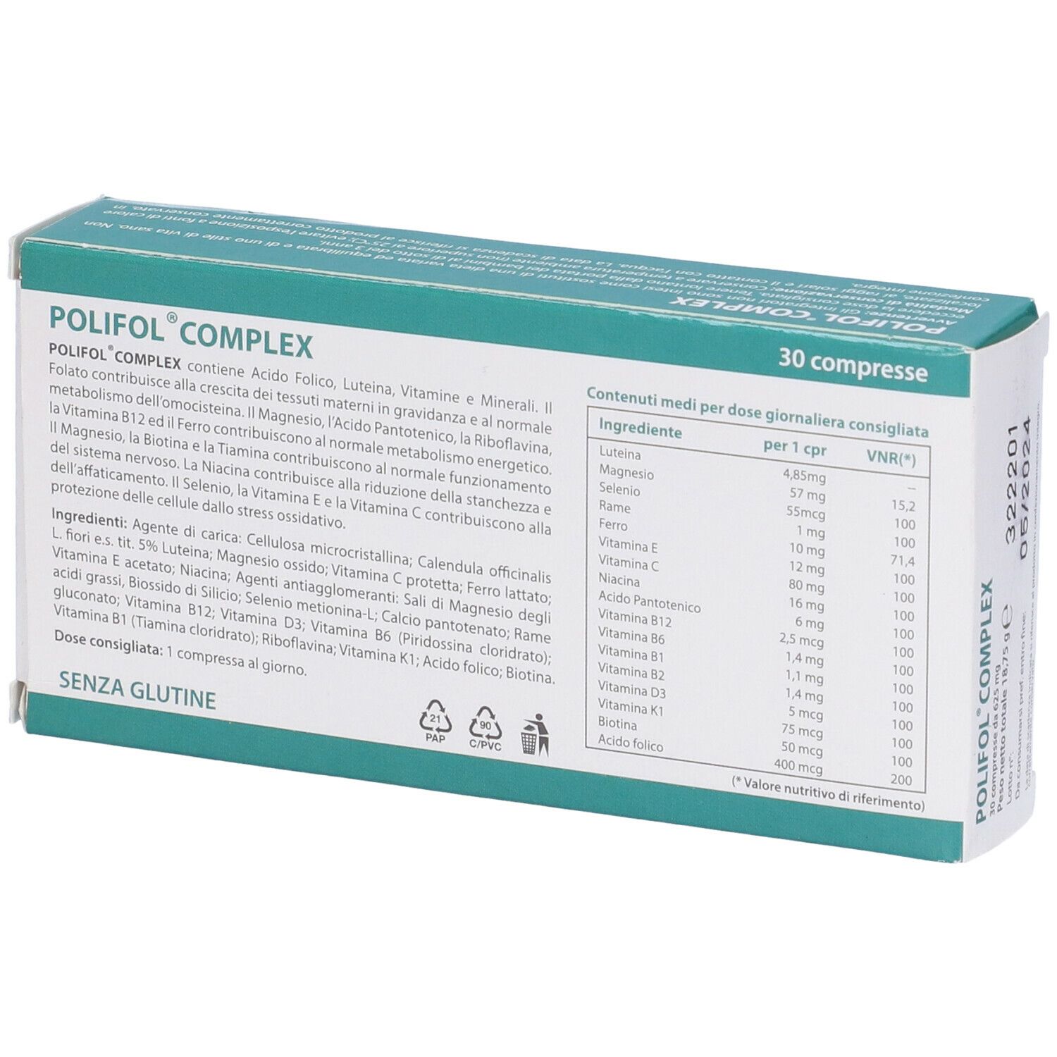 Polifol Complex 30 Compresse