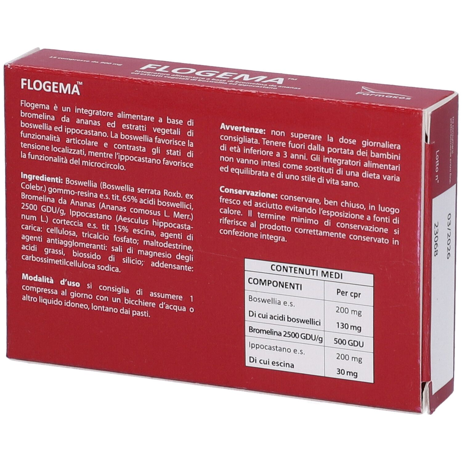 Flogema 15 Compresse