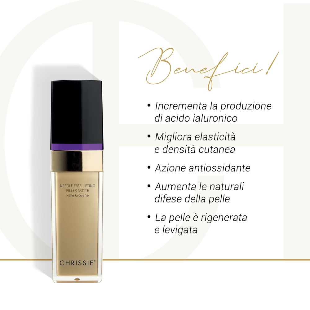 Chrissie Needle Free Lifting Filler Notte Antiage Pelle Giovane