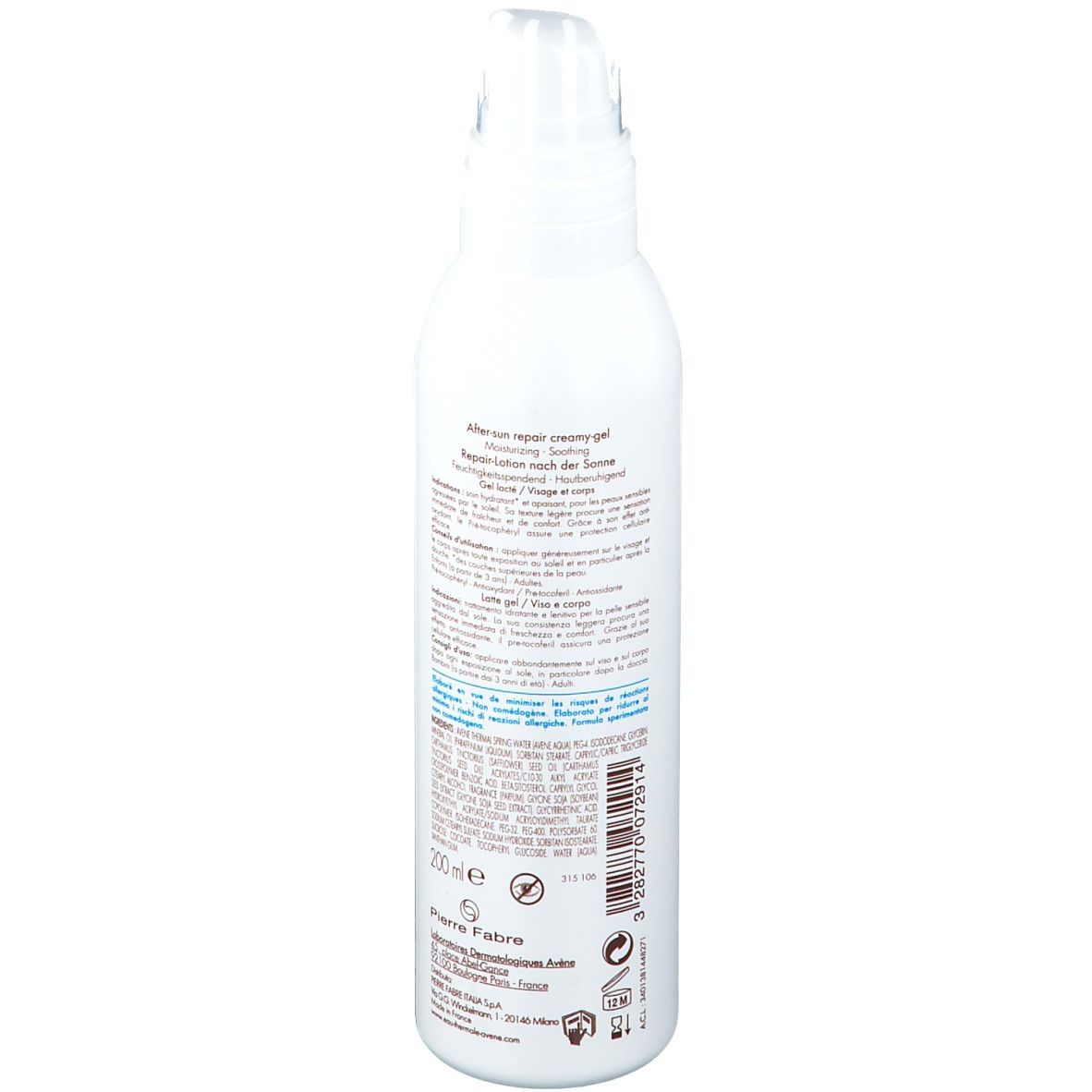 Avène Latte Ristrutturante Doposole