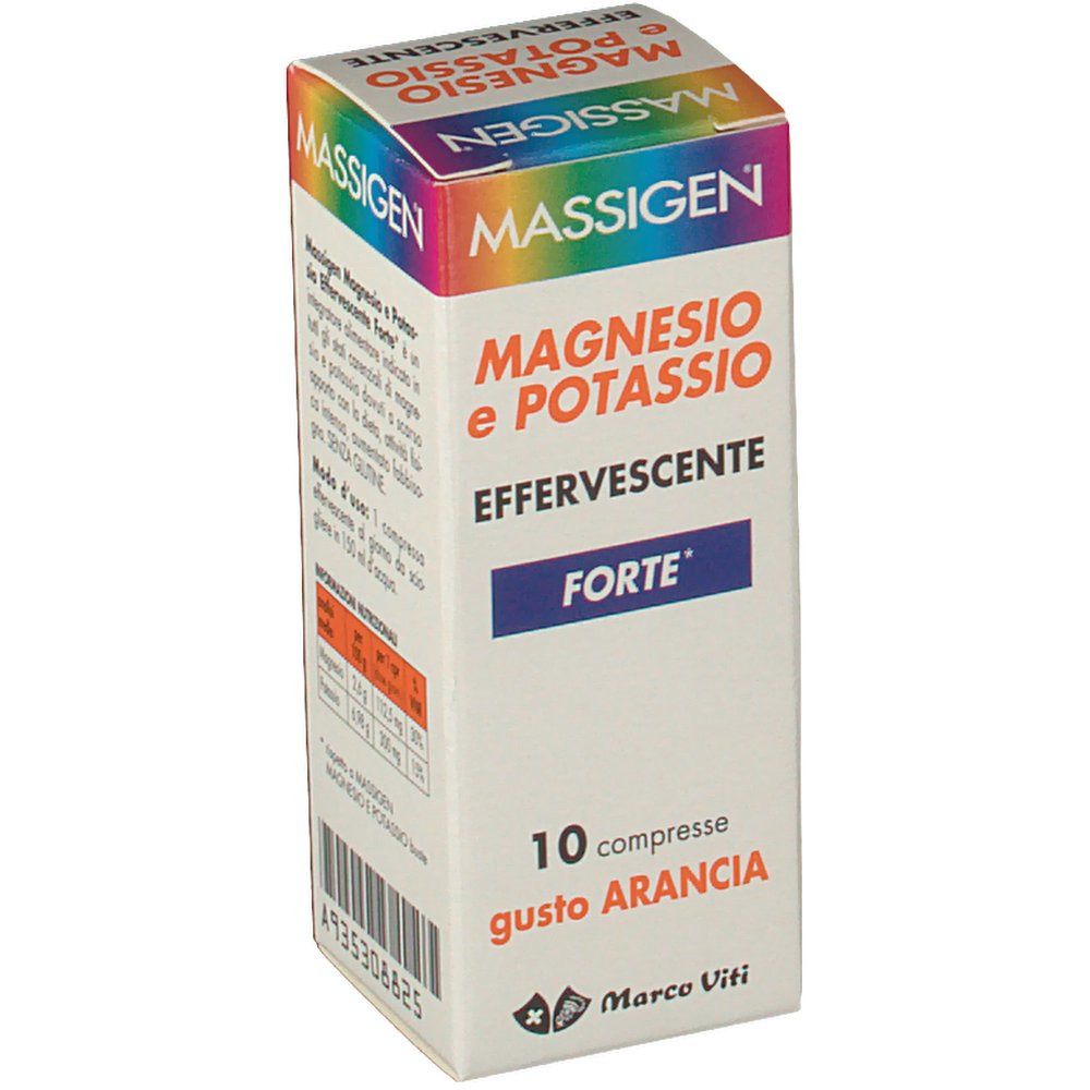 MASSIGEN® Magnesio e Potassio Effervescente Forte