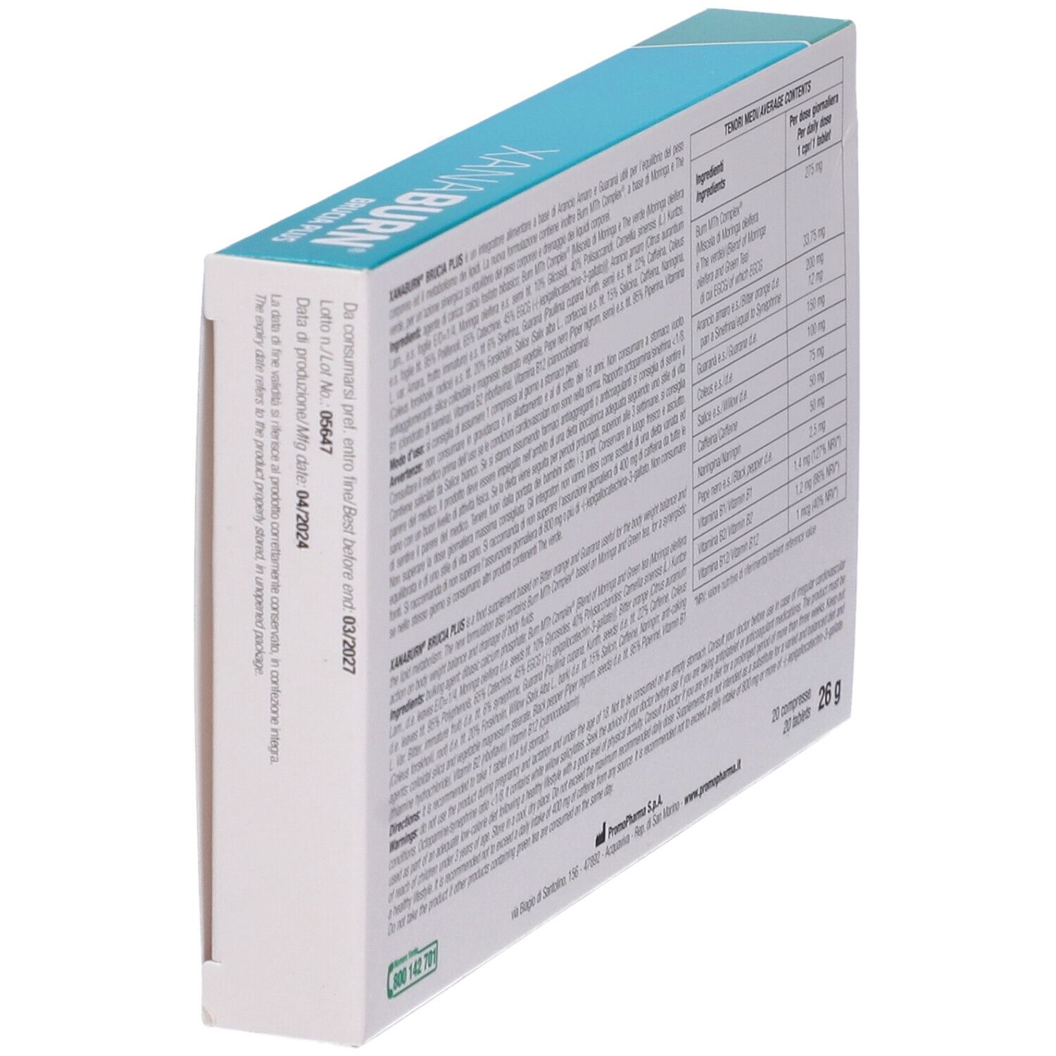 Xanaburn® Brucia Plus Compresse