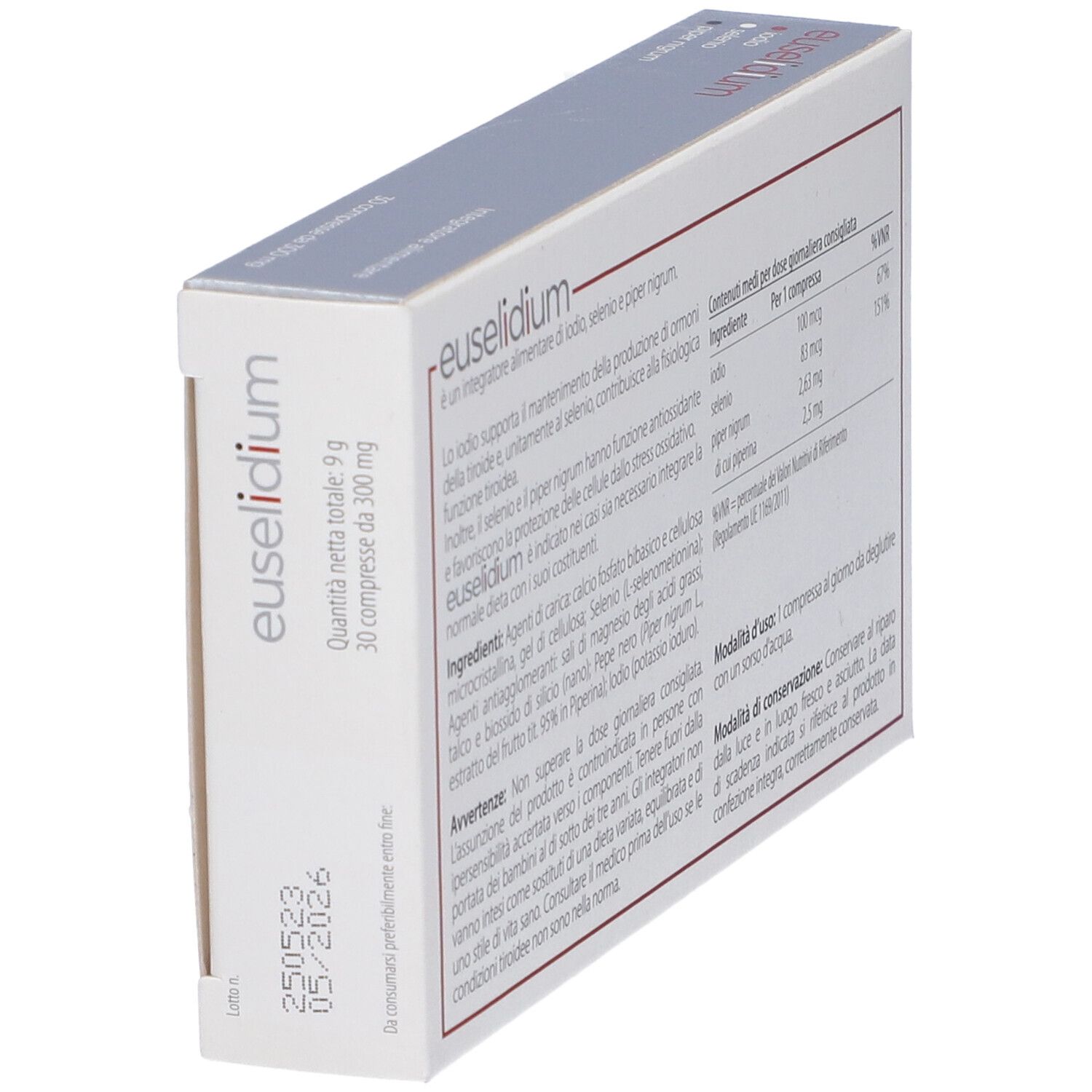 Euselidium 30 Compresse 300Mg